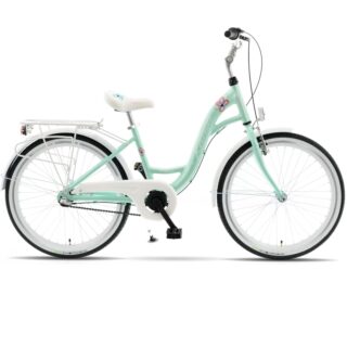 Dječji bicikl Kands Olivia 24”, Aluminij, 130-165 cm, 3 brzina, Zelena