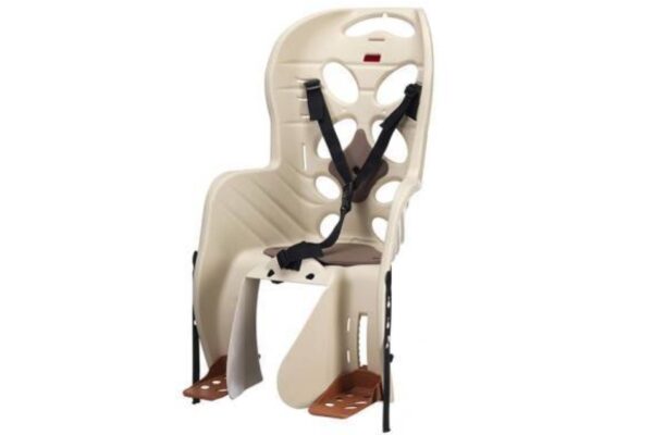 Dječja Sjedalica Kands® Elibas, montiranje na nosač tereta bicikla, Bež