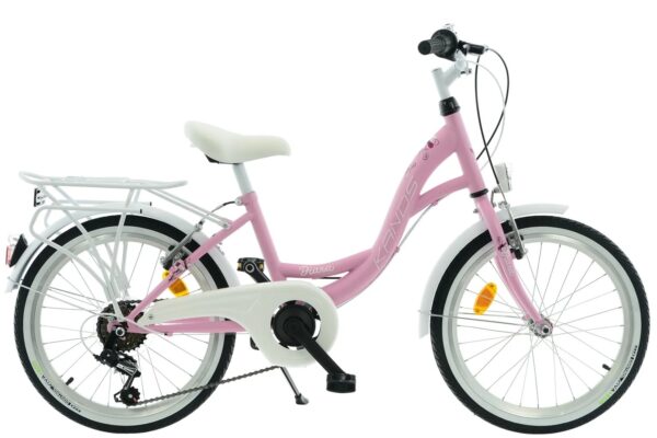 dječji bicikl kands diana 20”, 100 140 cm, 6 brzina, ružičasto