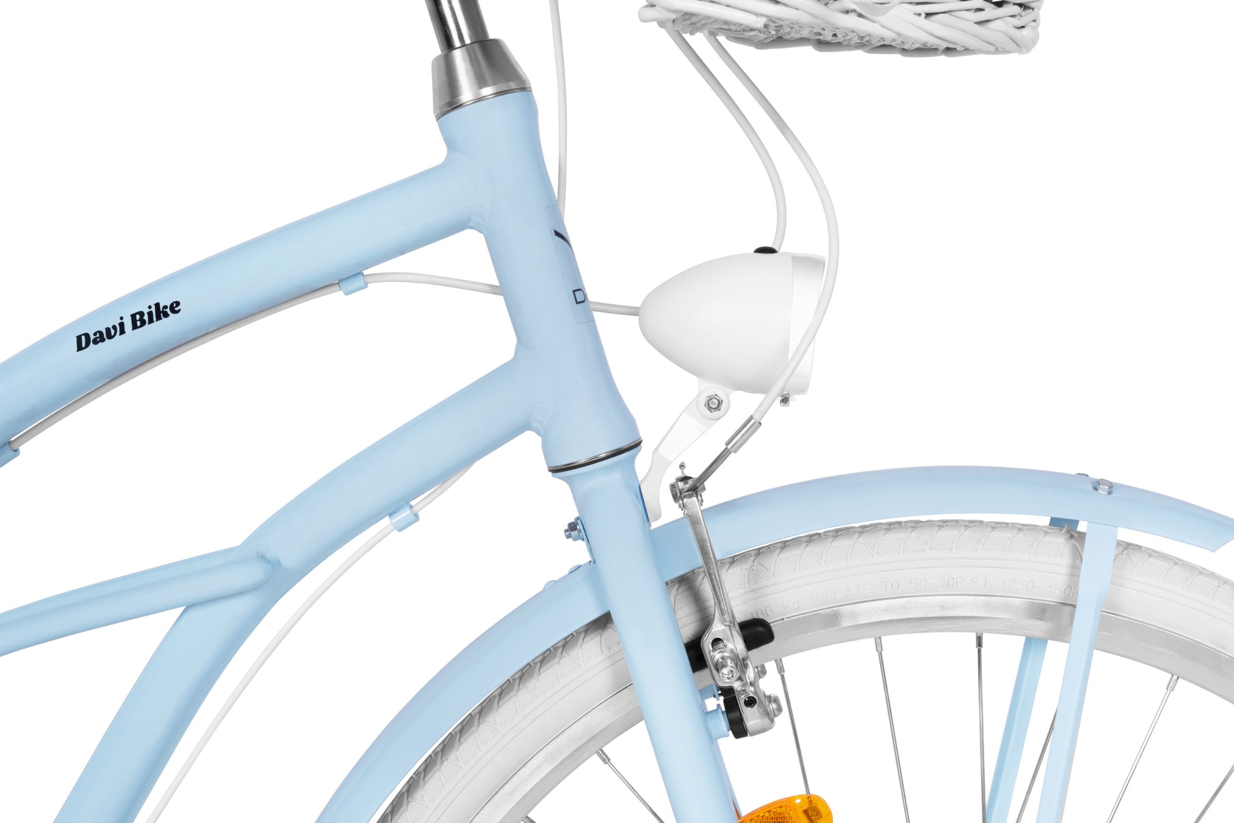 Ženski bicikl Davi Bianca Cruiser Aluminij, 28", 160-185 cm, 7 brzina, Plava - Slika 7