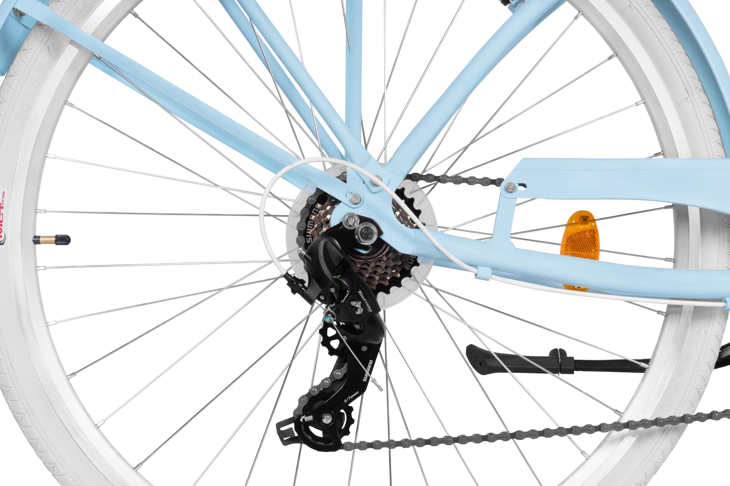 Ženski bicikl Davi Bianca Cruiser Aluminij, 28", 160-185 cm, 7 brzina, Plava - Slika 4