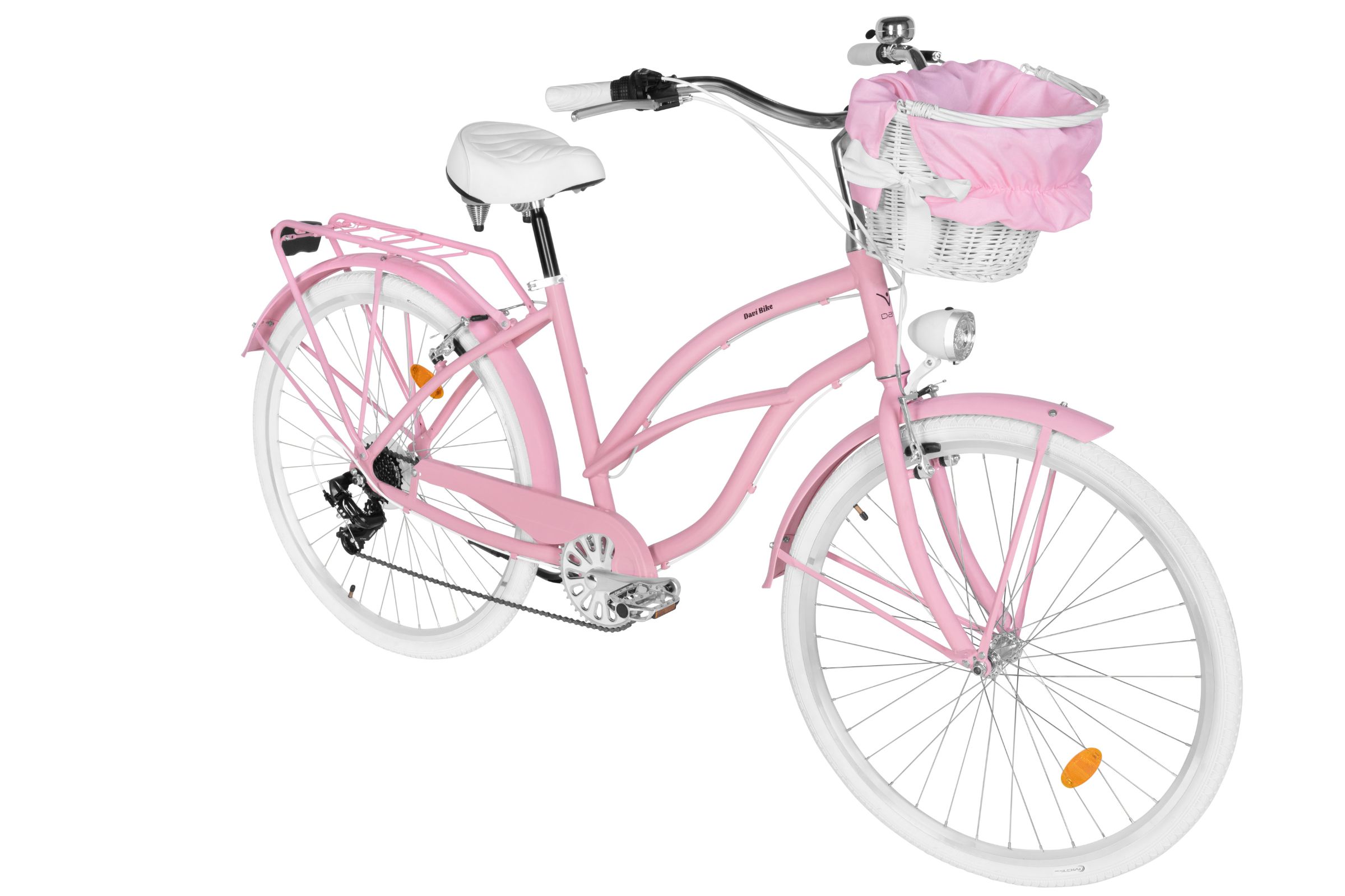 Ženski bicikl Davi Bianca Cruiser Aluminij, 28", 160-185 cm, 7 brzina, Ružičasta - Slika 2
