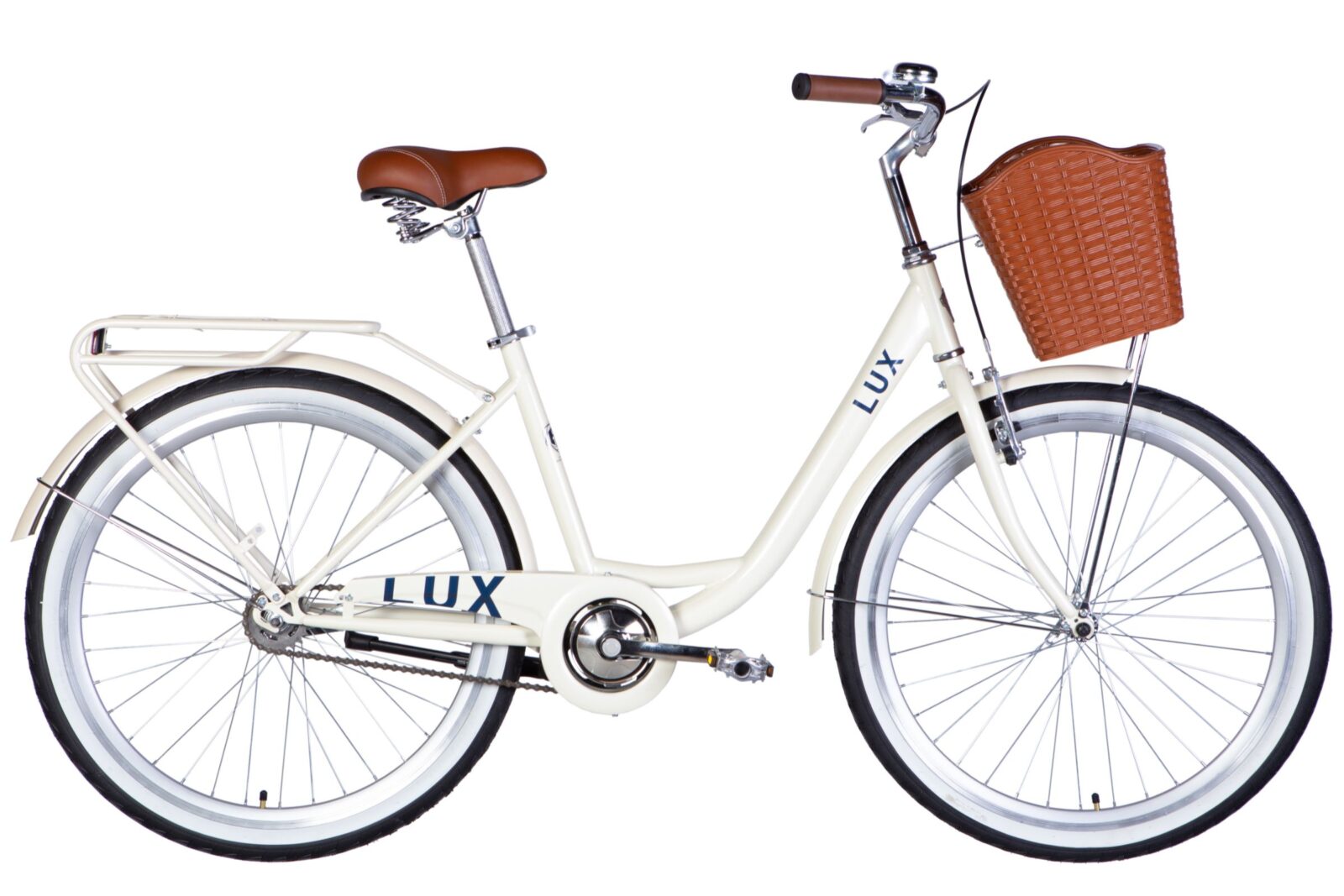 Bicikl Lux 26", 7 brzina, 150-185 cm, Bijela