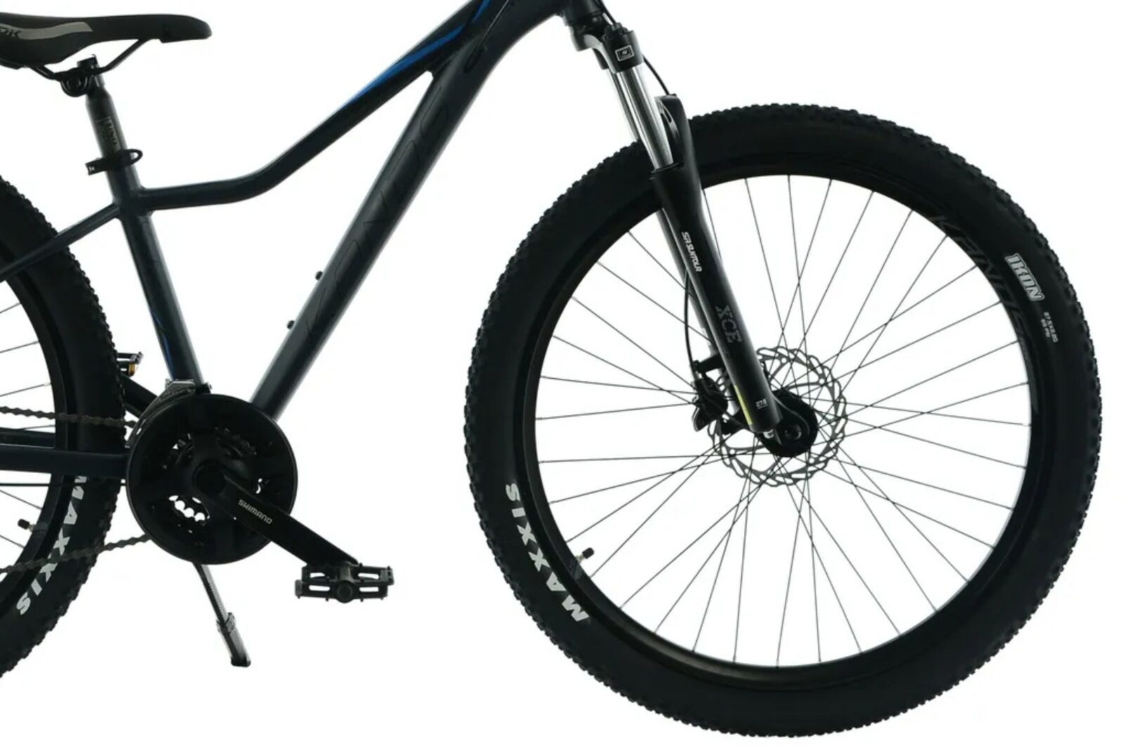 Bicikl MTB Kands Saphire 27.5'', 140-170 cm, 21 brzina, Crna/Plava - Image 3