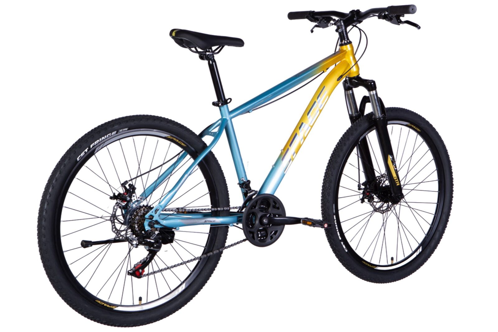 Bicikl MTB Mars 27.5", 160-190 cm, 21 brzina, Plava/Žuta - Image 3