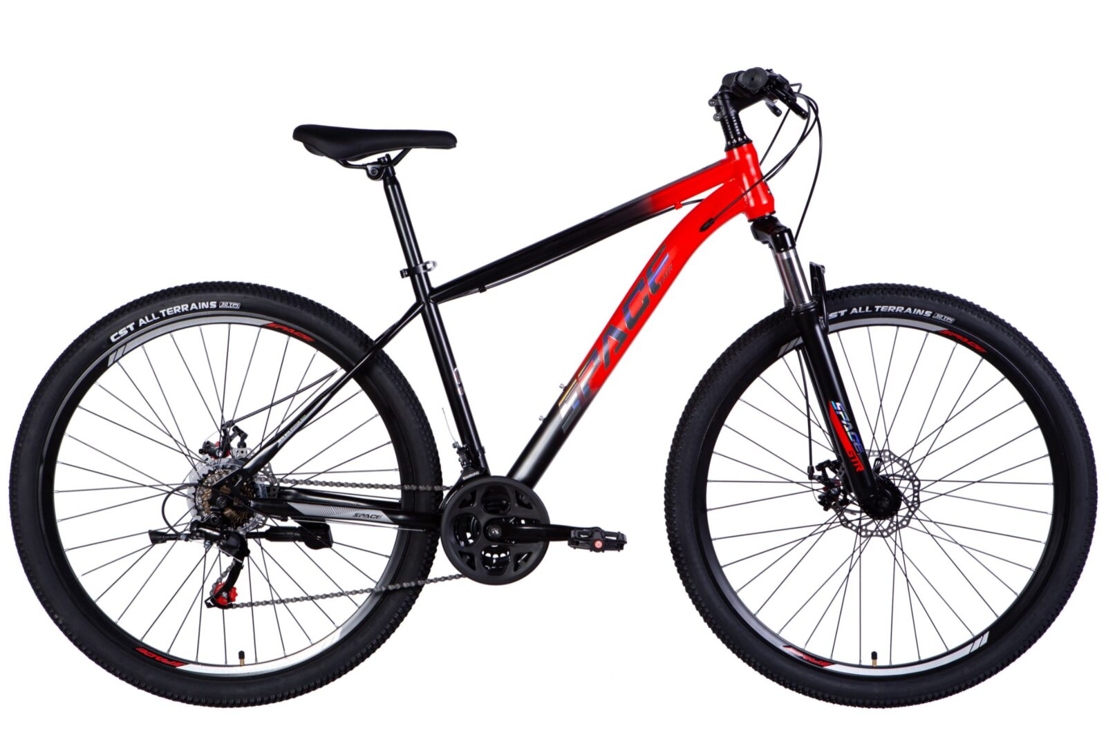 Bicikl MTB Mars 29", 170-195 cm, 21 brzina, Crvena/Crna