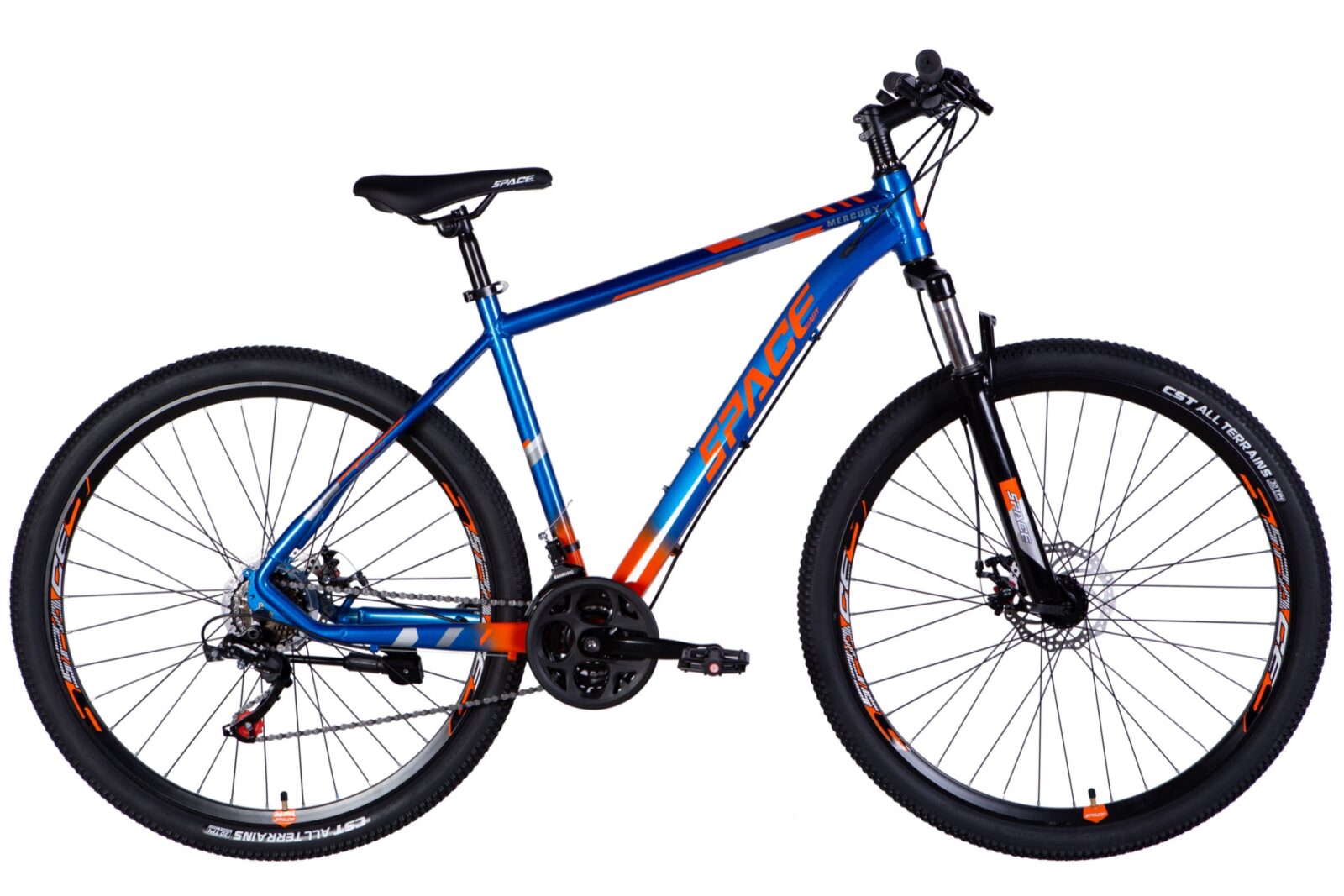 Bicikl MTB Mercury Aluminij, 29", 180-210 cm, 21 brzina, Plava /Narančasto