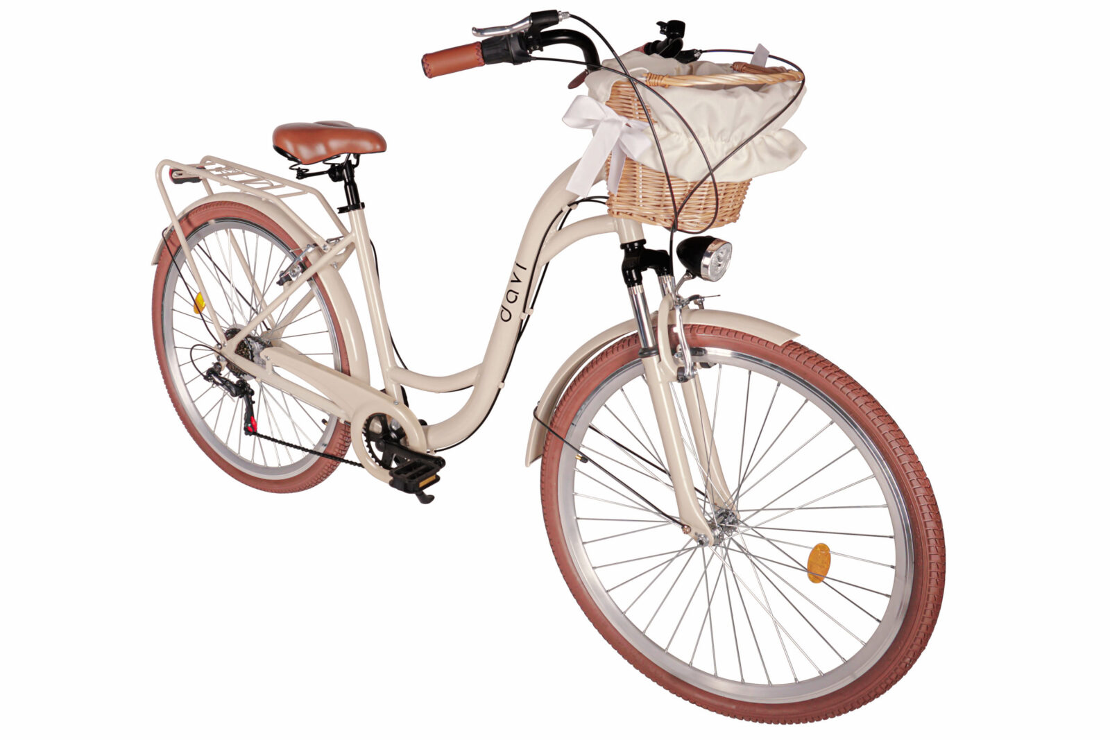 Ženski bicikl Davi Maria Aluminij 28", 160-185 cm, 7 brzina, Kremasto - Slika 2