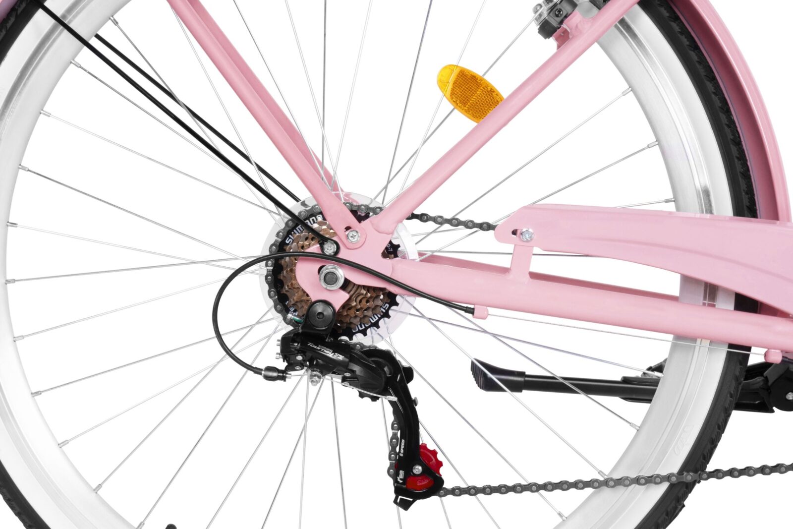 Ženski bicikl davi maria aluminij 28", 160 185 cm, 7 brzina, ružičasta