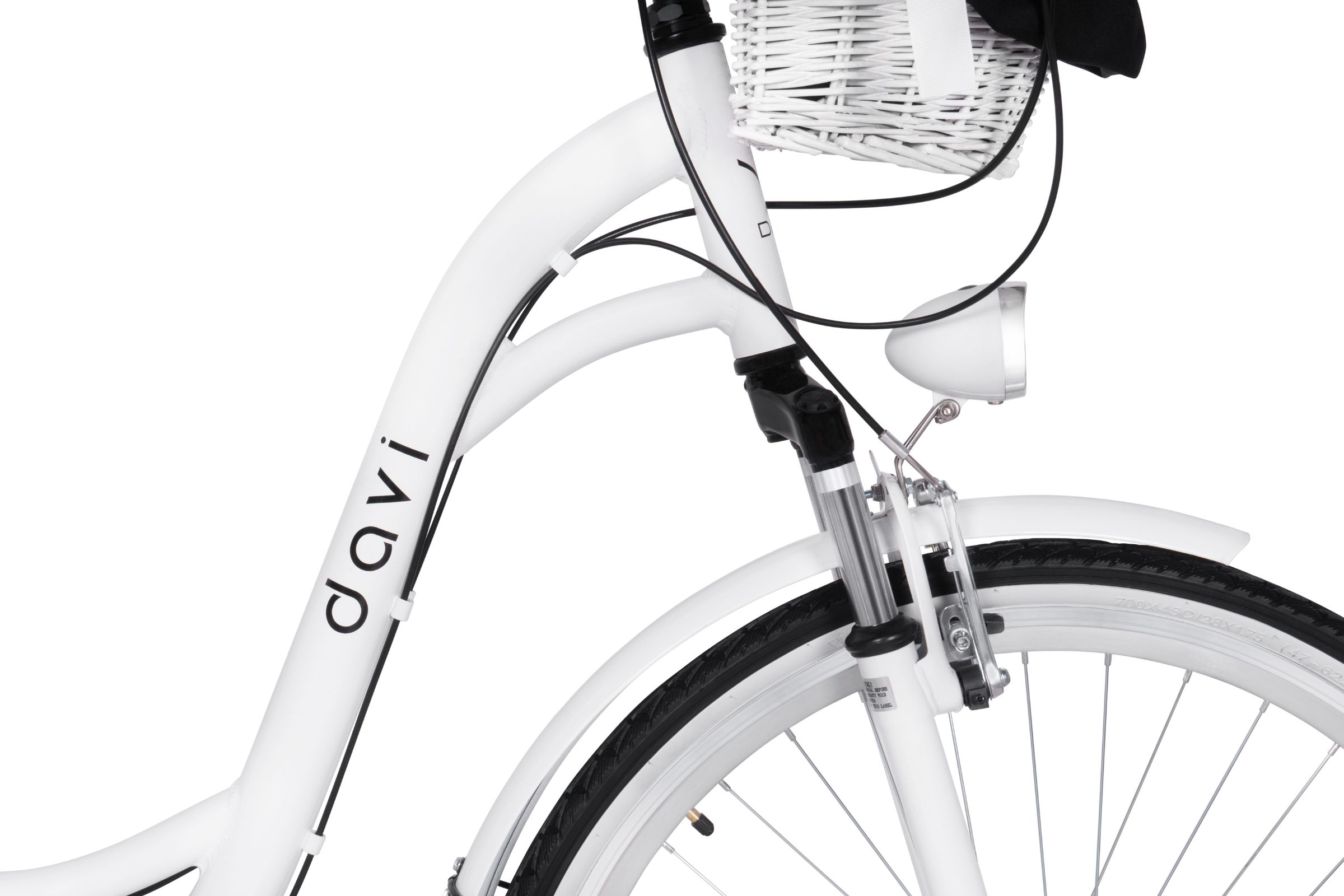 Ženski bicikl Davi Maria Aluminij 28", 160-185 cm, 7 brzina, Bijela - Slika 7