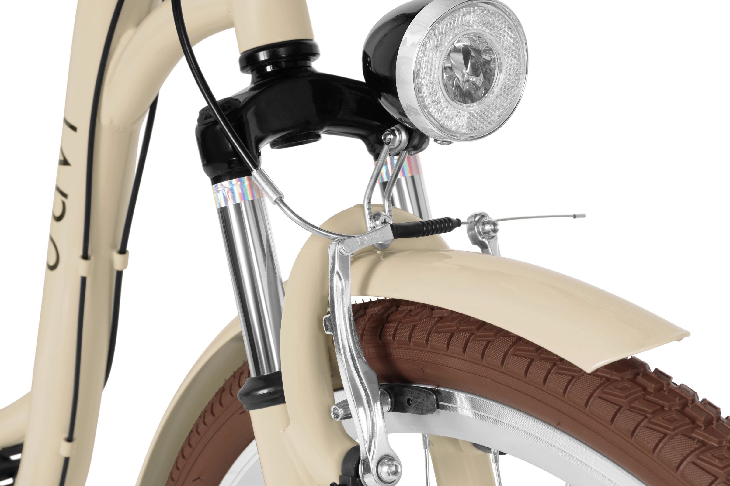 Ženski bicikl Davi Maria Aluminij 28", 160-185 cm, 7 brzina, Kremasto - Slika 9