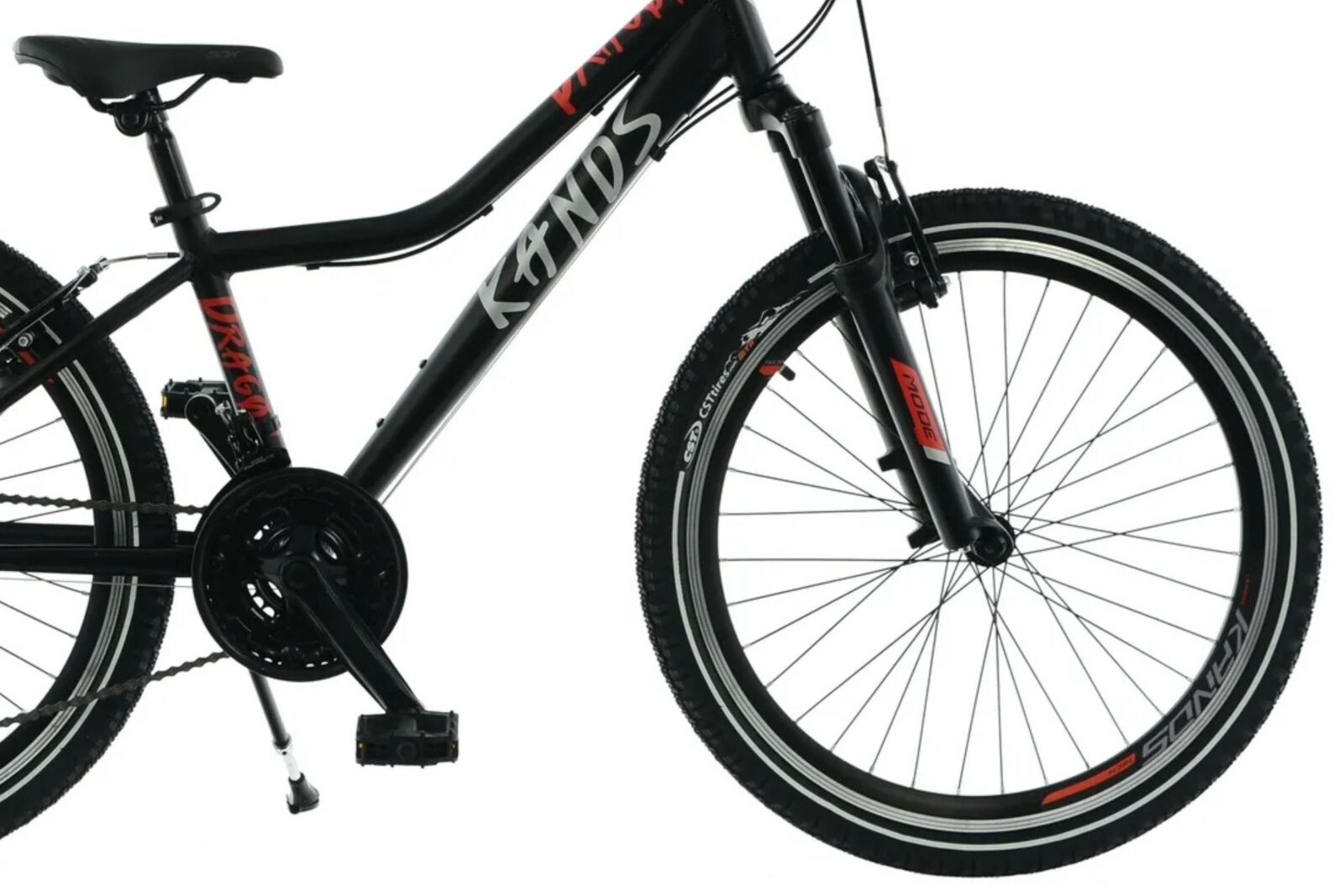 Bicikl Kands Dragon 24'',130–165 cm, Crno - Slika 3