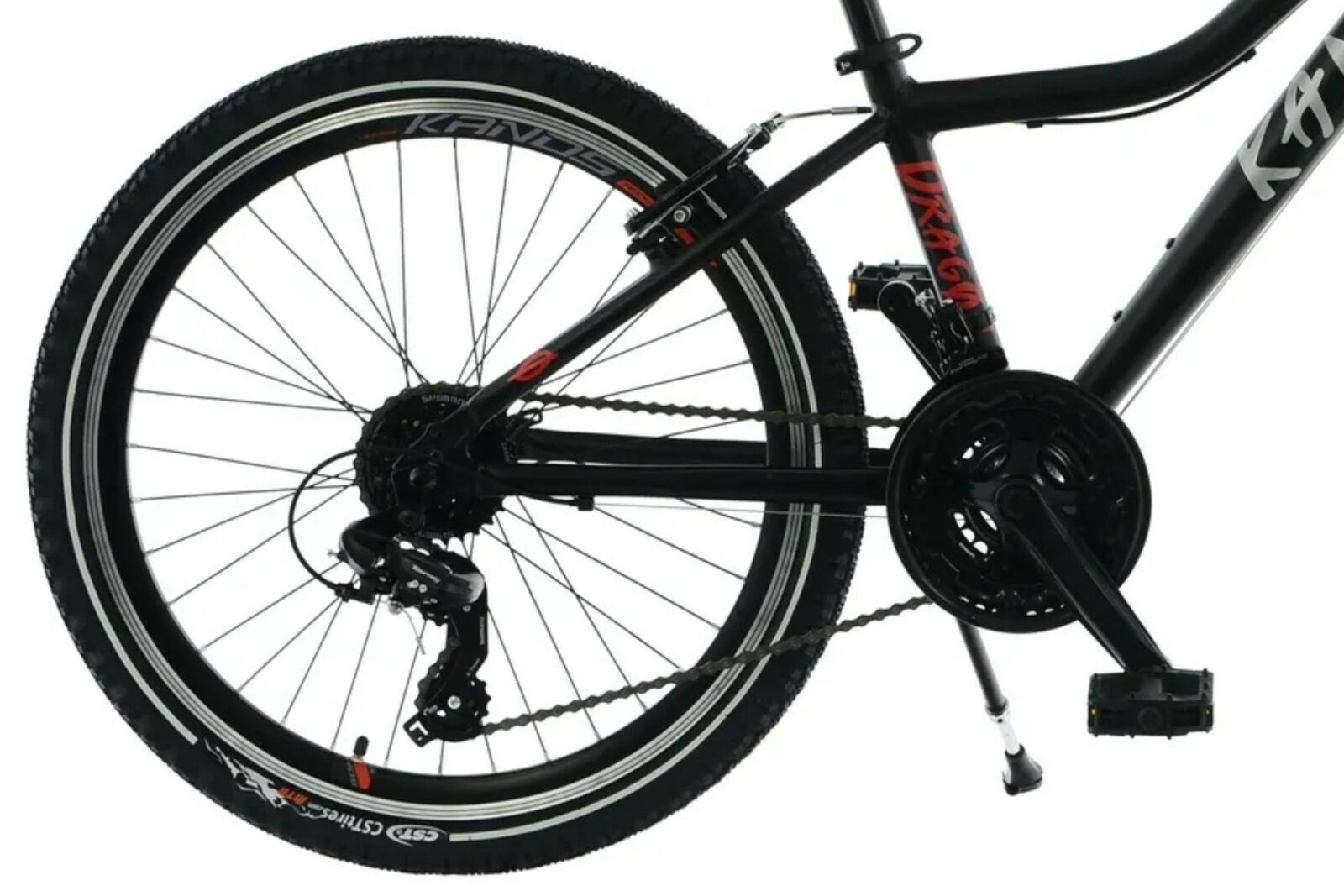 Bicikl Kands Dragon 24'',130–165 cm, Crno - Slika 6