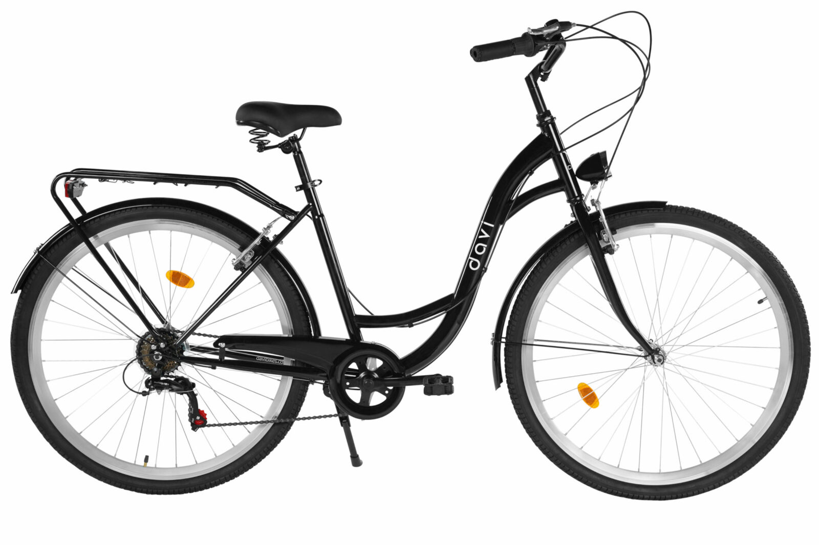 Muški bicikl Davi Men 28”, 165-190 cm 7 brzina, Crno