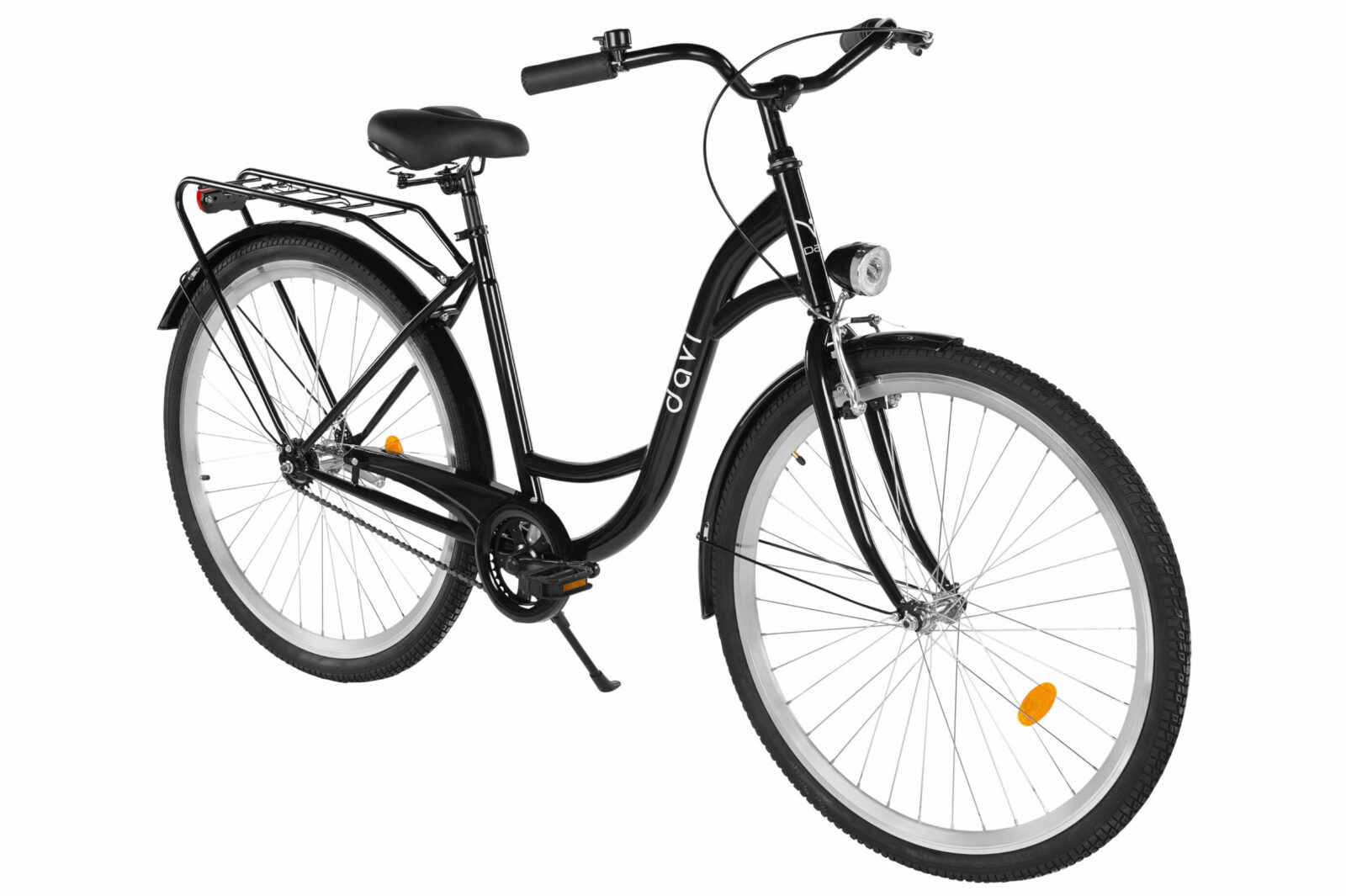 Muški bicikl Davi Men 28”, 165-190 cm, 1 brzina, Crno - Slika 2