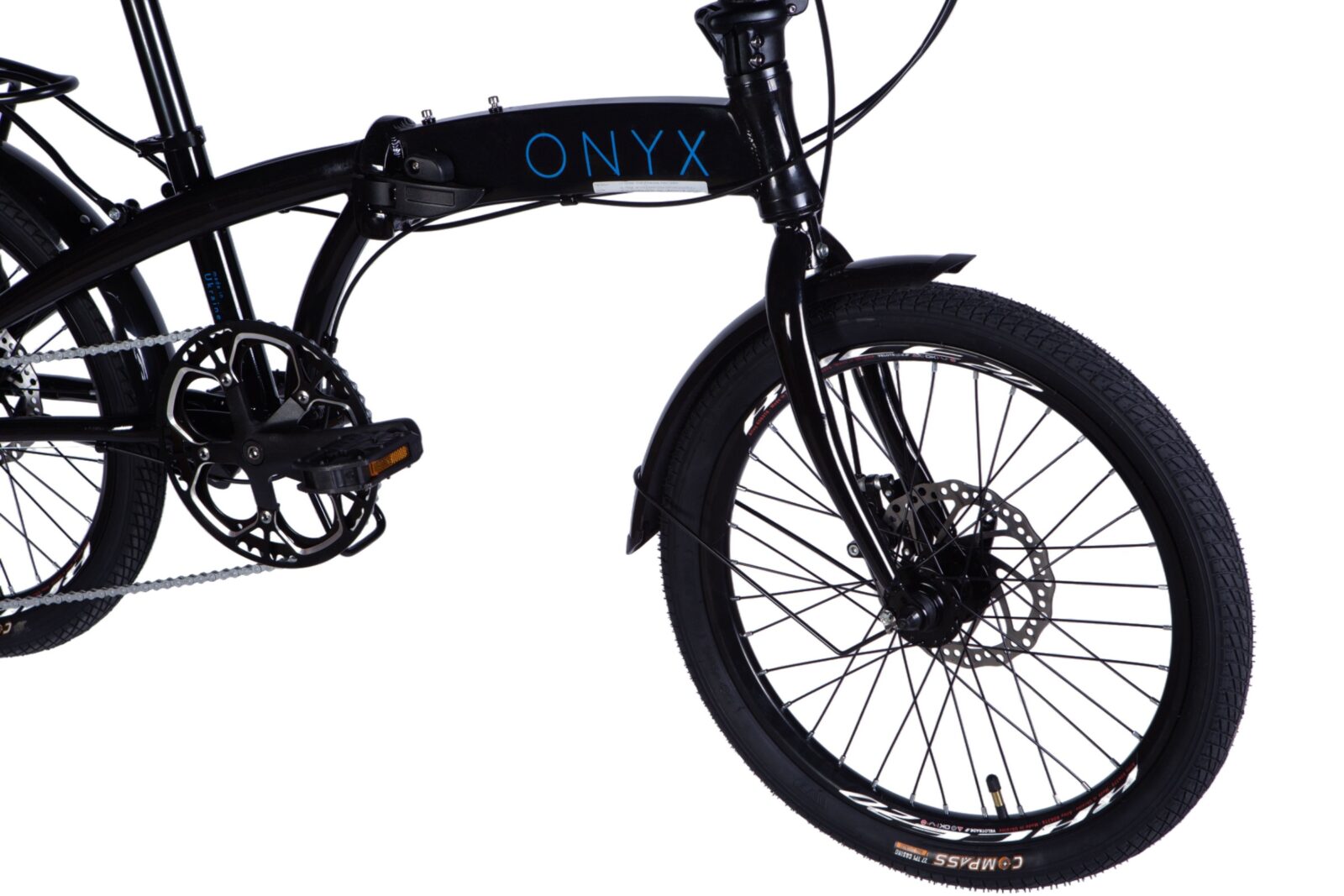Sklopivi bicikl Onyx 20", Aluminij, 130-180 cm, 7 brzina, Crno - Slika 5