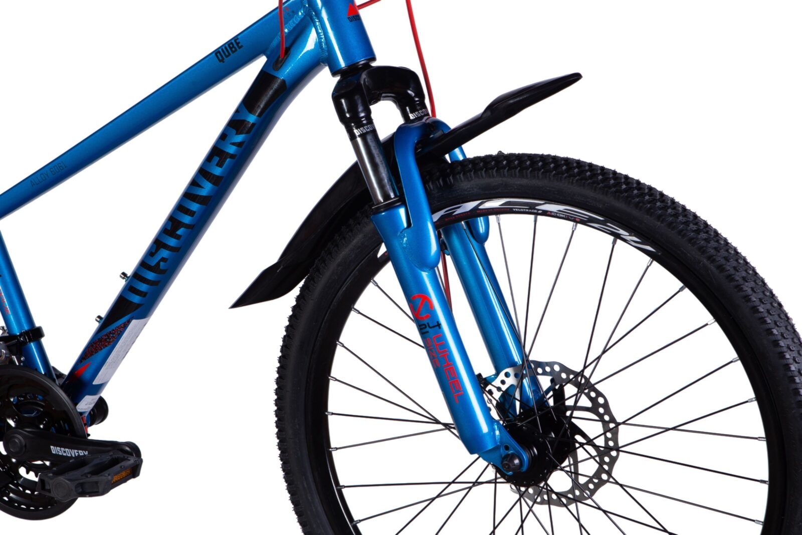Plavi planinski bicikl s disk kočnicama