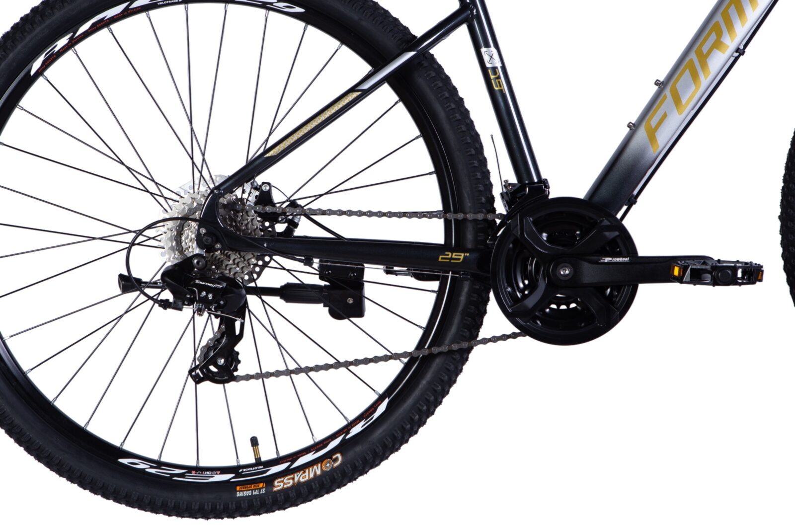 Bicikl MTB F-1 Aluminium, 29", 21 brzina, za visinu 175–200 cm, Siva - Slika 6