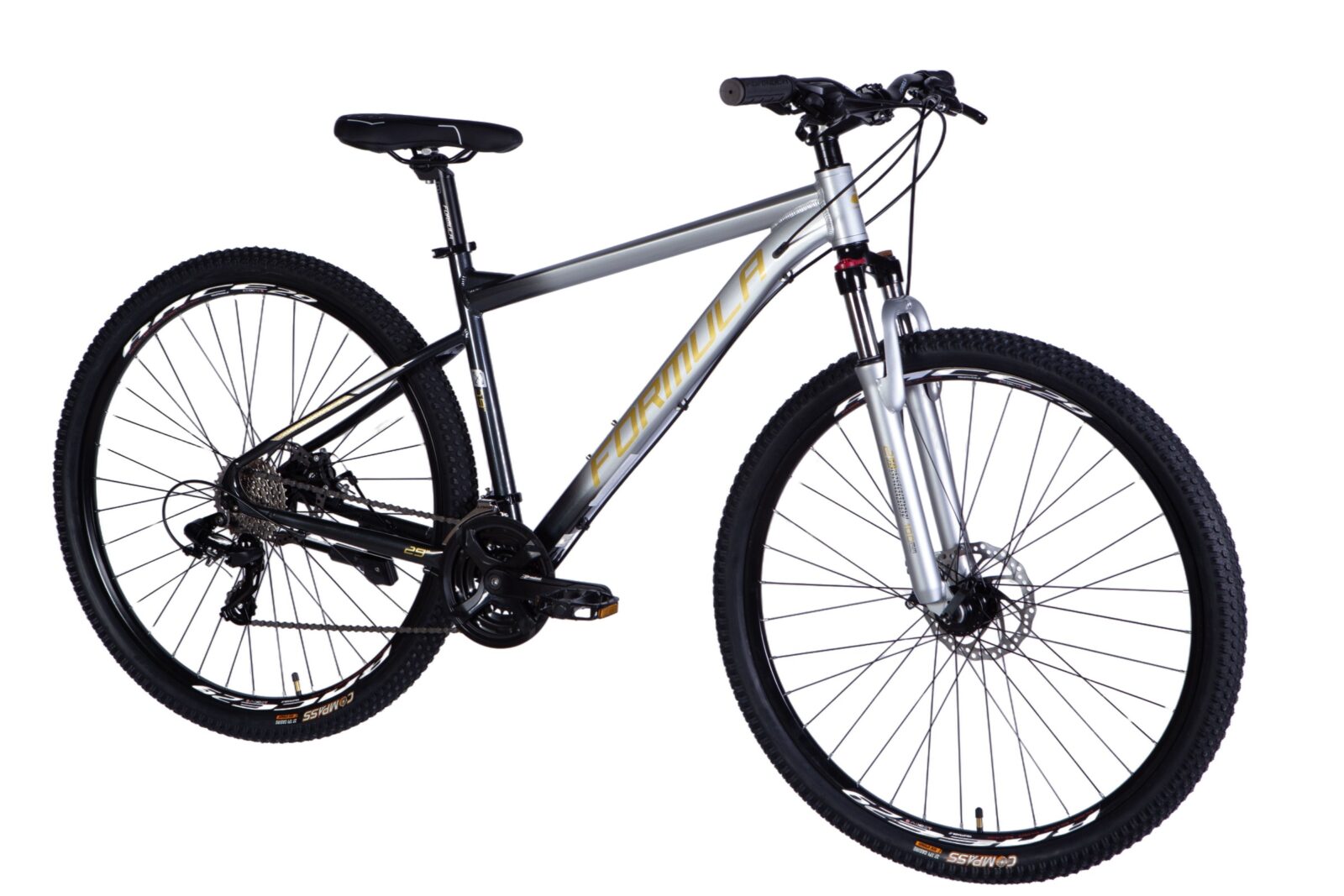 Bicikl MTB F-1 Aluminium, 29", 21 brzina, za visinu 175–200 cm, Siva - Slika 2