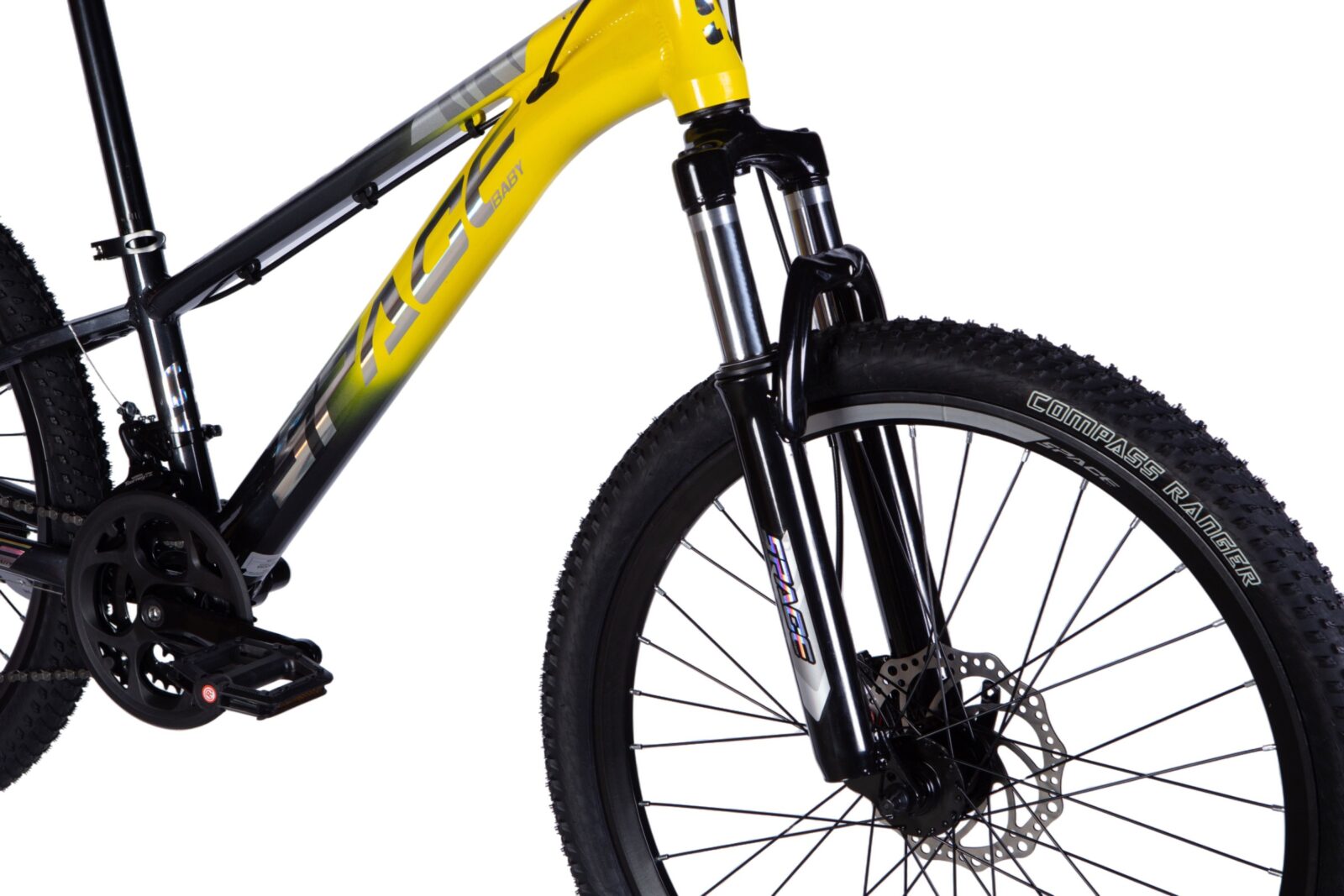 Phaeton aluminijski bicikl, 24", 130–160 cm, 21 brzina, žuta - Slika 3