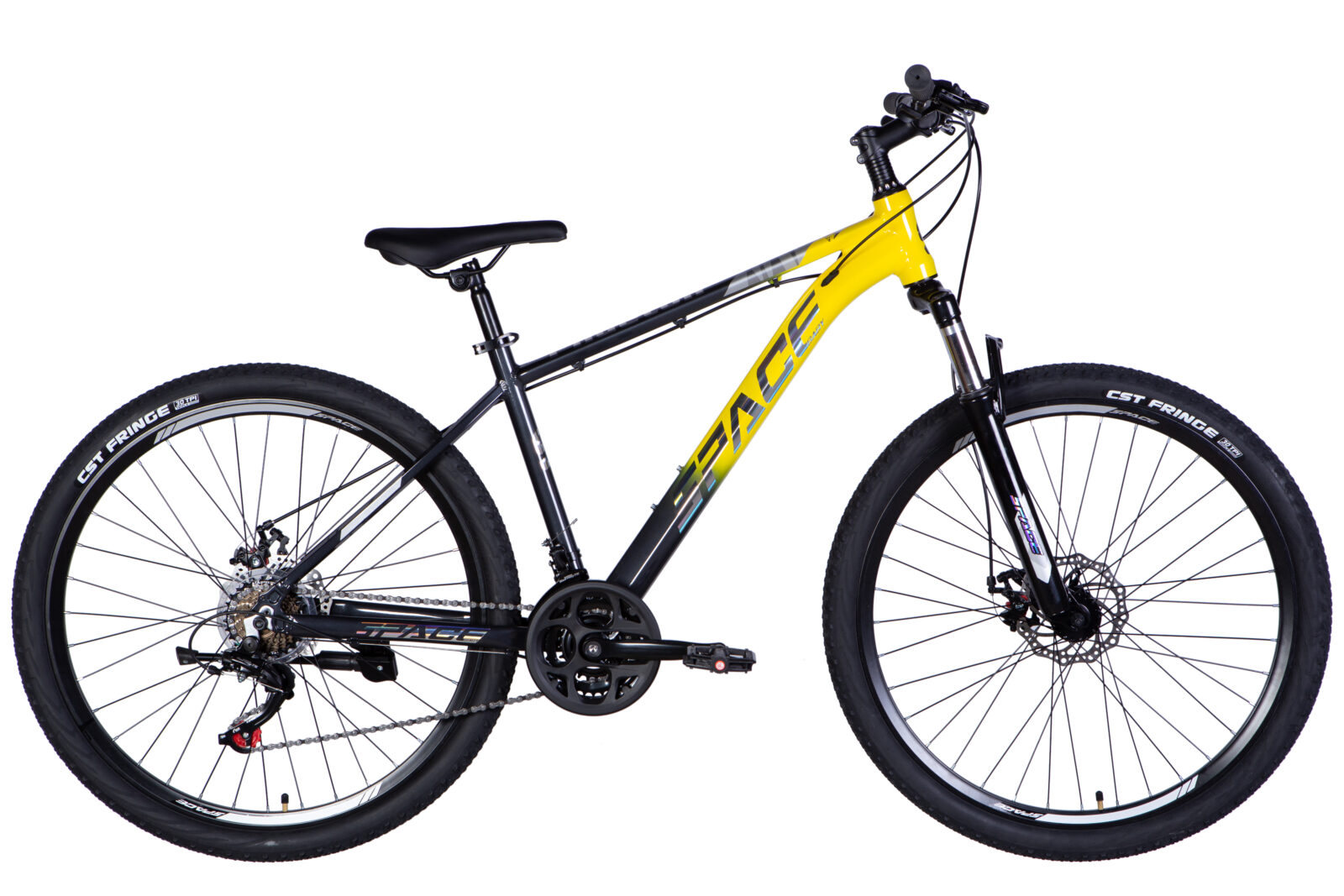 Phaeton aluminijski bicikl, 27.5", 160–185 cm, 21 brzina, žuta