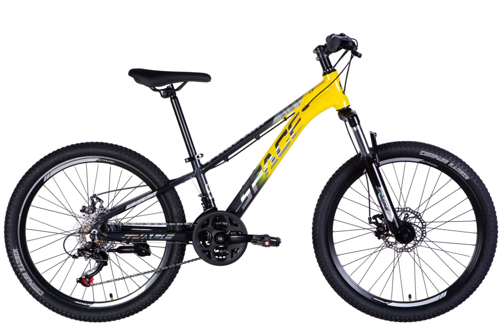 Phaeton aluminijski bicikl, 24", 130–160 cm, 21 brzina, žuta