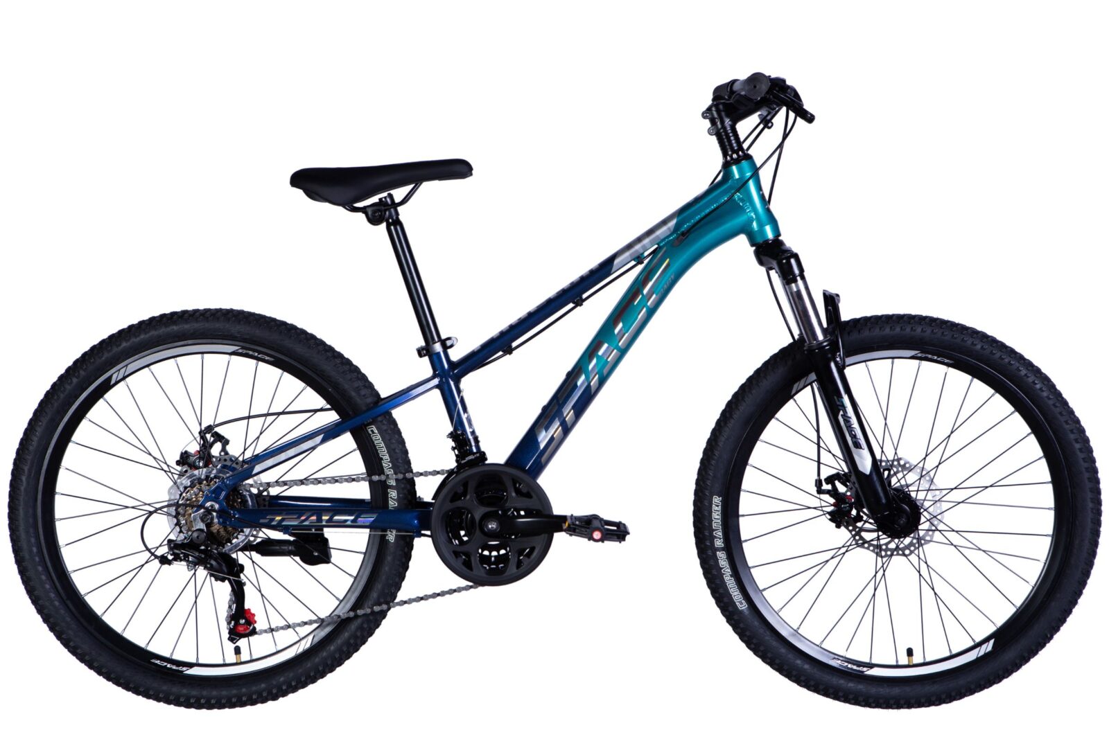 Phaeton aluminijski bicikl, 24", 130–160 cm, 21 brzina, Plava