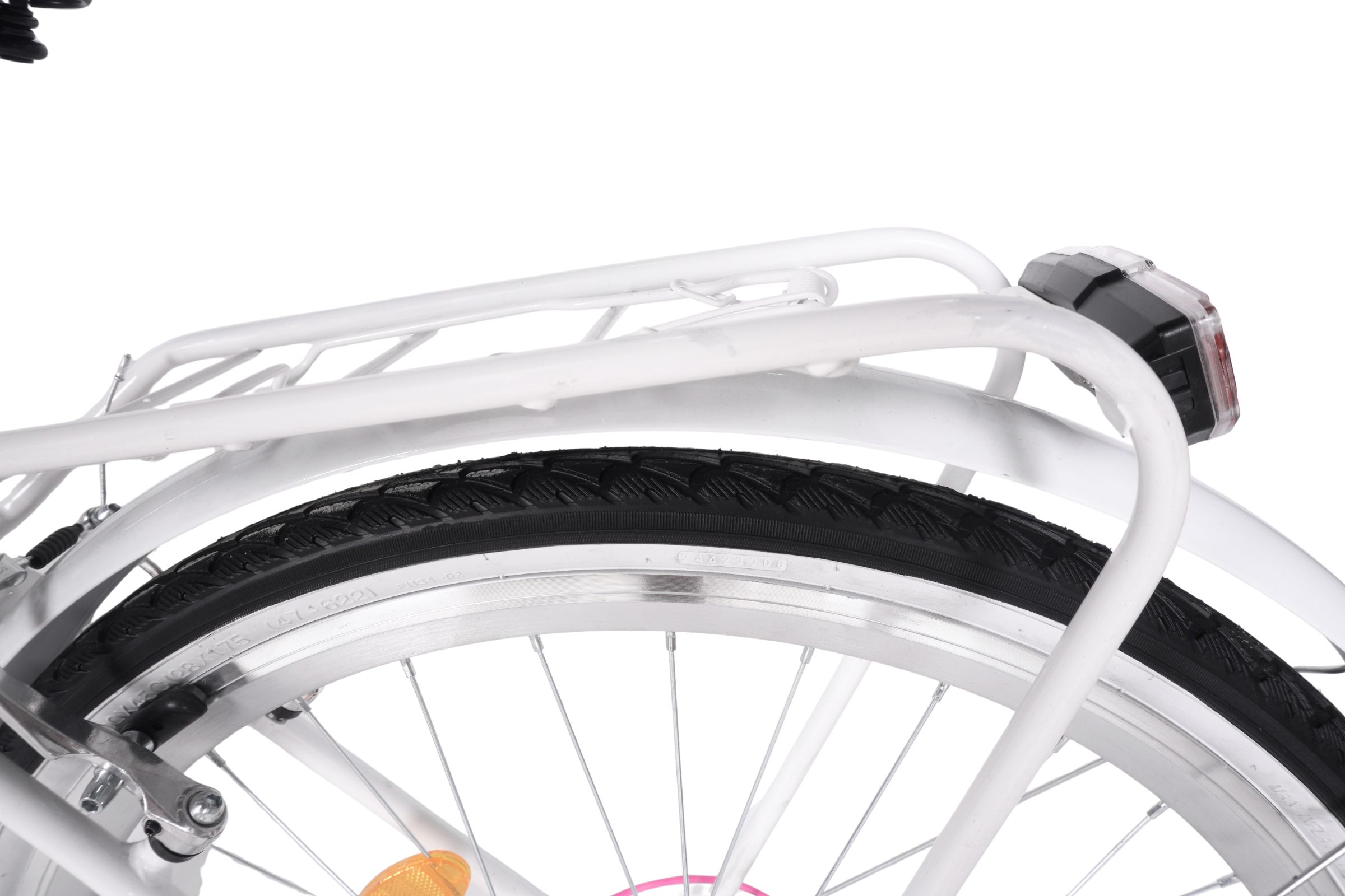 Ženski bicikl Davi Emma 28", 160-185 cm, 7 brzina, Bijela/Crno - Outlet - Slika 3