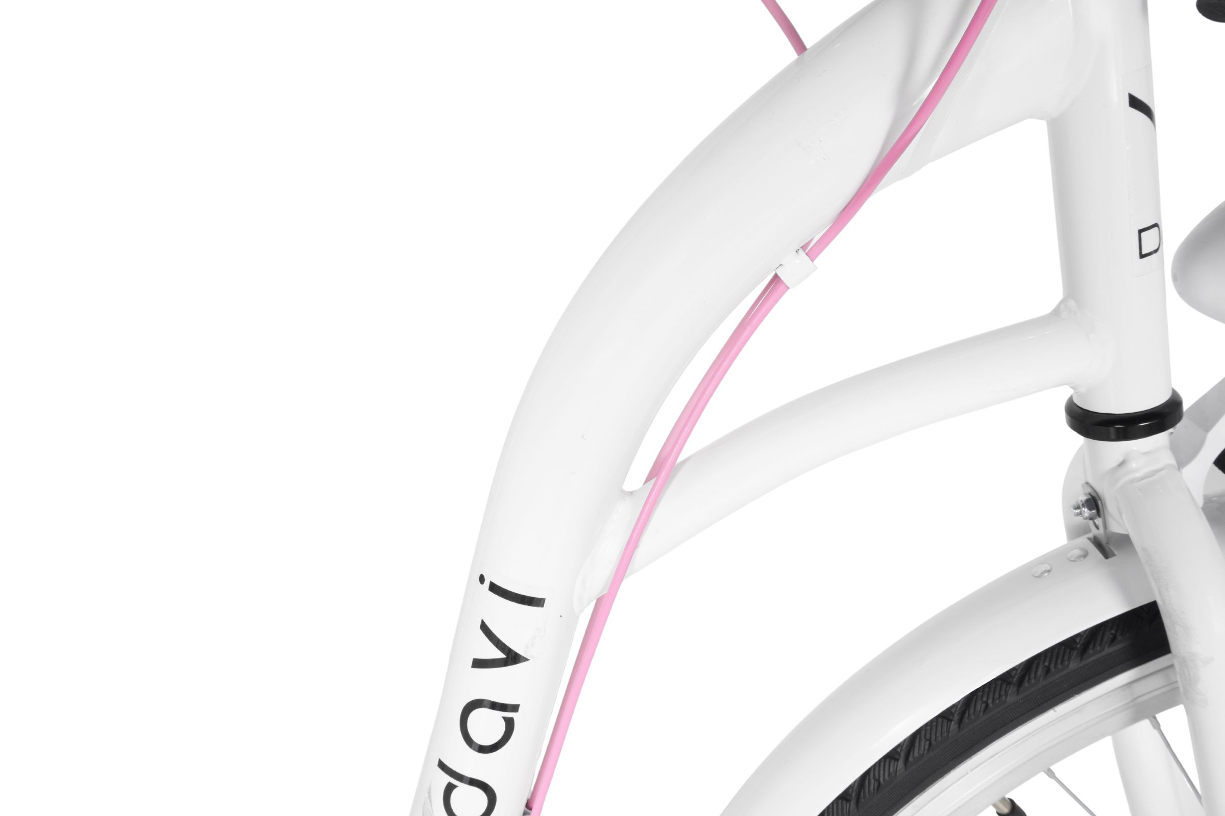 Ženski bicikl Davi Emma 28", 160-185 cm, 7 brzina, Bijela/Crno - Outlet - Slika 15