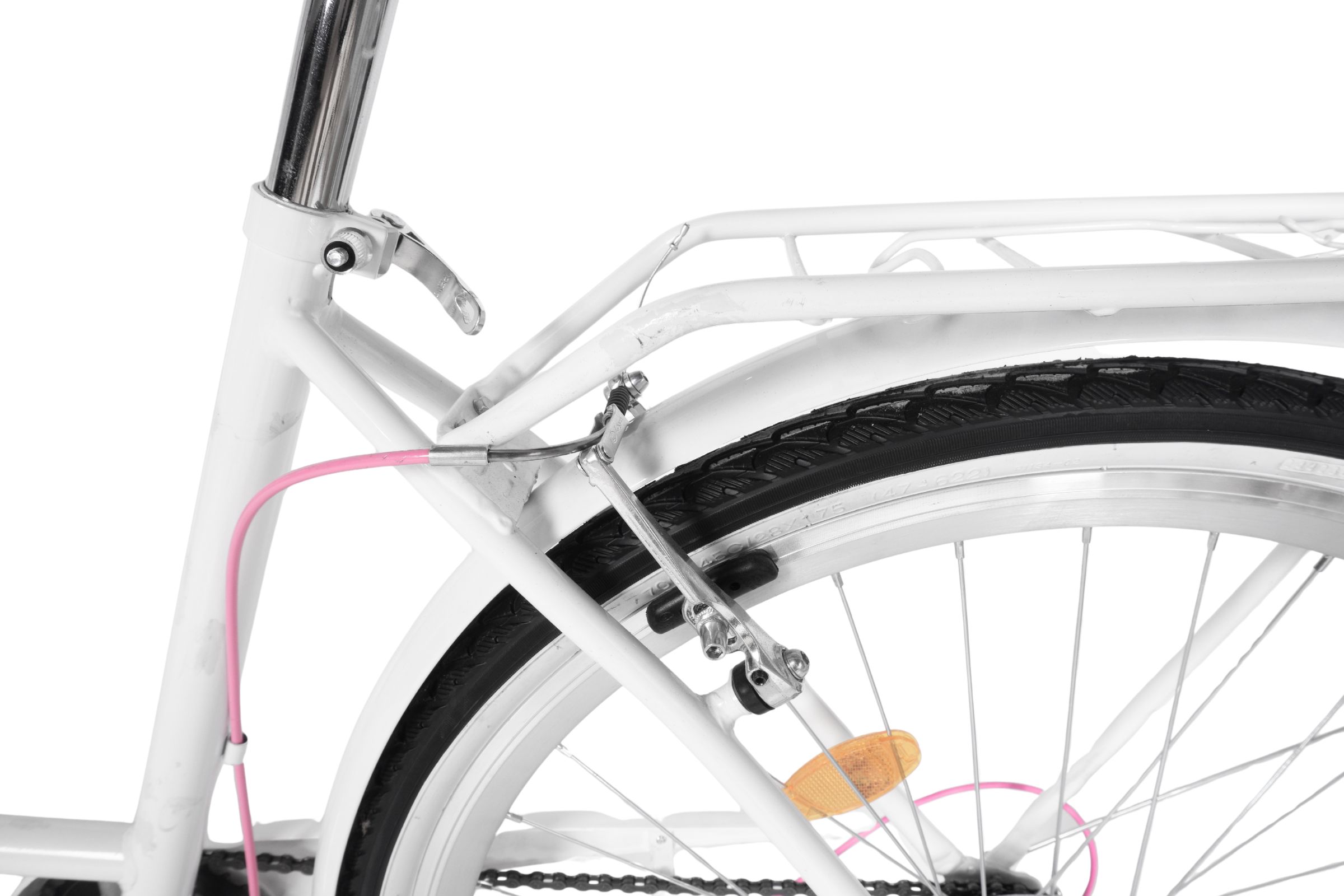 Ženski bicikl Davi Emma 28", 160-185 cm, 7 brzina, Bijela/Crno - Outlet - Slika 4