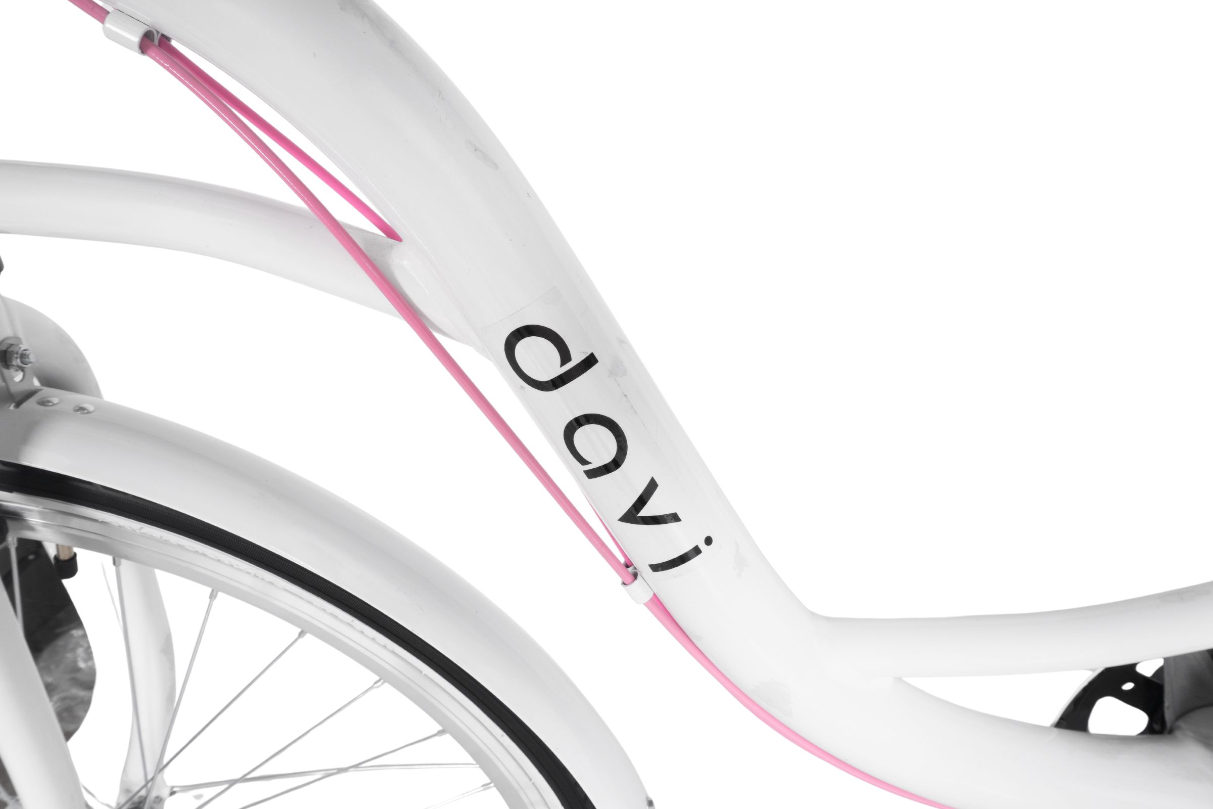 Ženski bicikl Davi Emma 28", 160-185 cm, 7 brzina, Bijela/Crno - Outlet - Slika 6