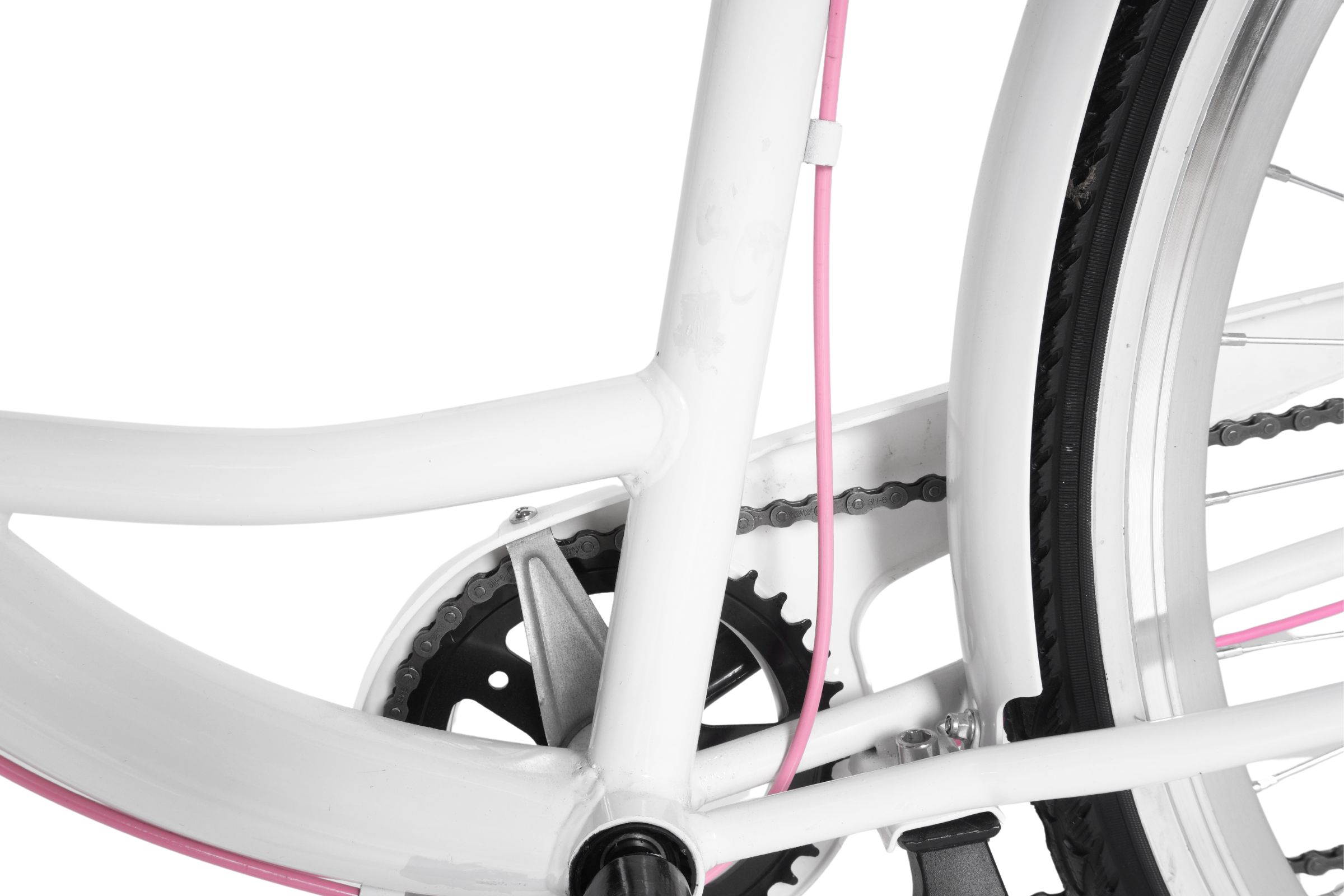 Ženski bicikl Davi Emma 28", 160-185 cm, 7 brzina, Bijela/Crno - Outlet - Slika 7