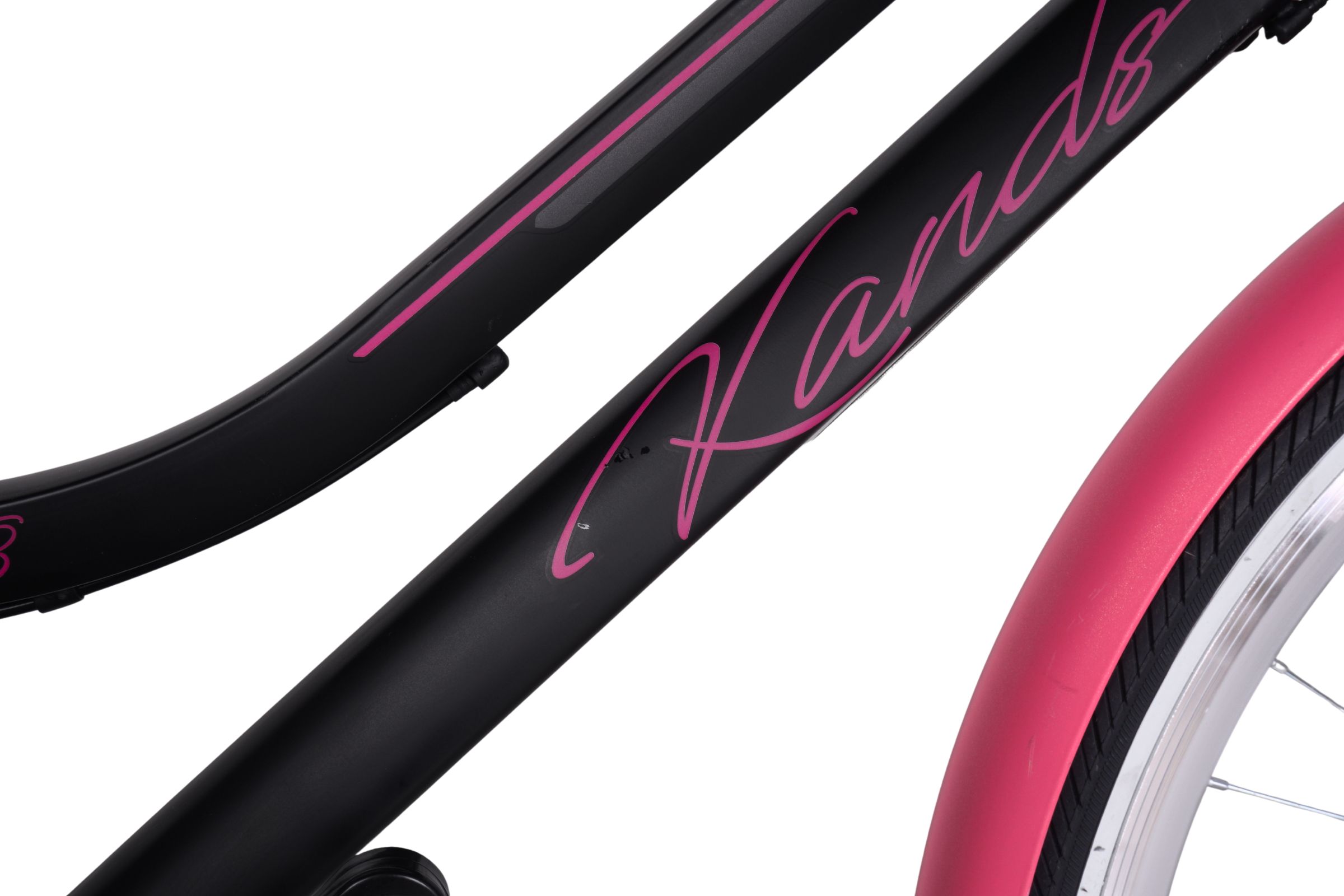 Kands VS-3, Čelična, 26", 150-175 cm, 18 brzina, Crno-ružičasti - Outlet - Slika 8