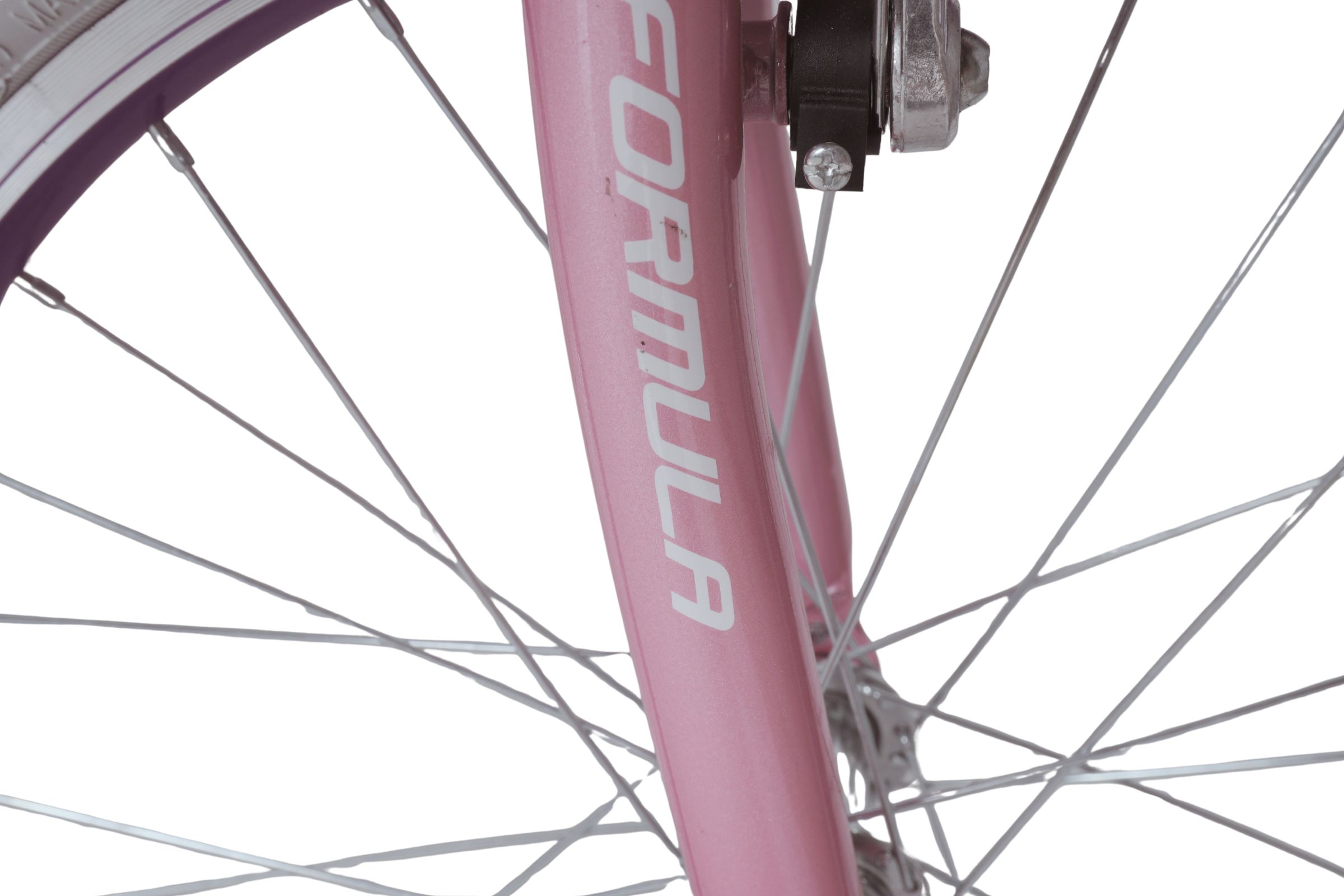 Dječji bicikl Cream, Aluminij, 20", 1 brzina, 115-130 cm, Bijela/Ružičasta - Outlet - Slika 4