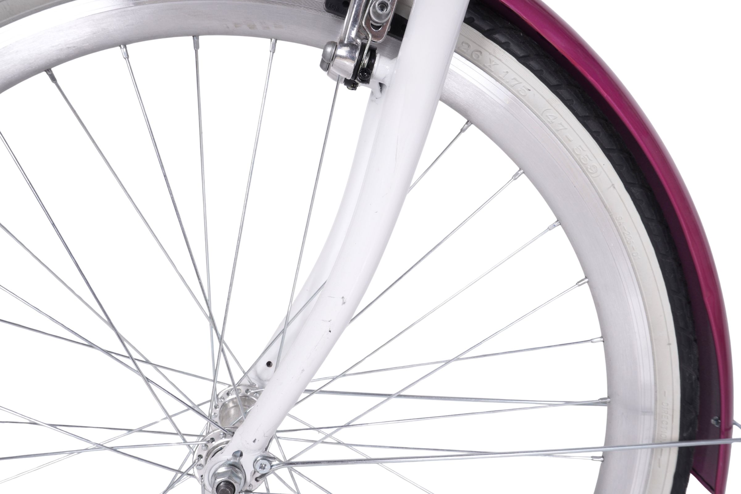 Kands Escape, Aluminij, 26", 140-155 cm, 3 brzina, Bijelo-ljubičasti - Outlet - Slika 3