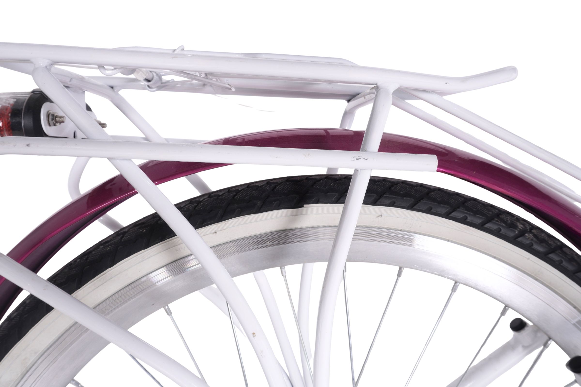 Kands Escape, Aluminij, 26", 140-155 cm, 3 brzina, Bijelo-ljubičasti - Outlet - Slika 11