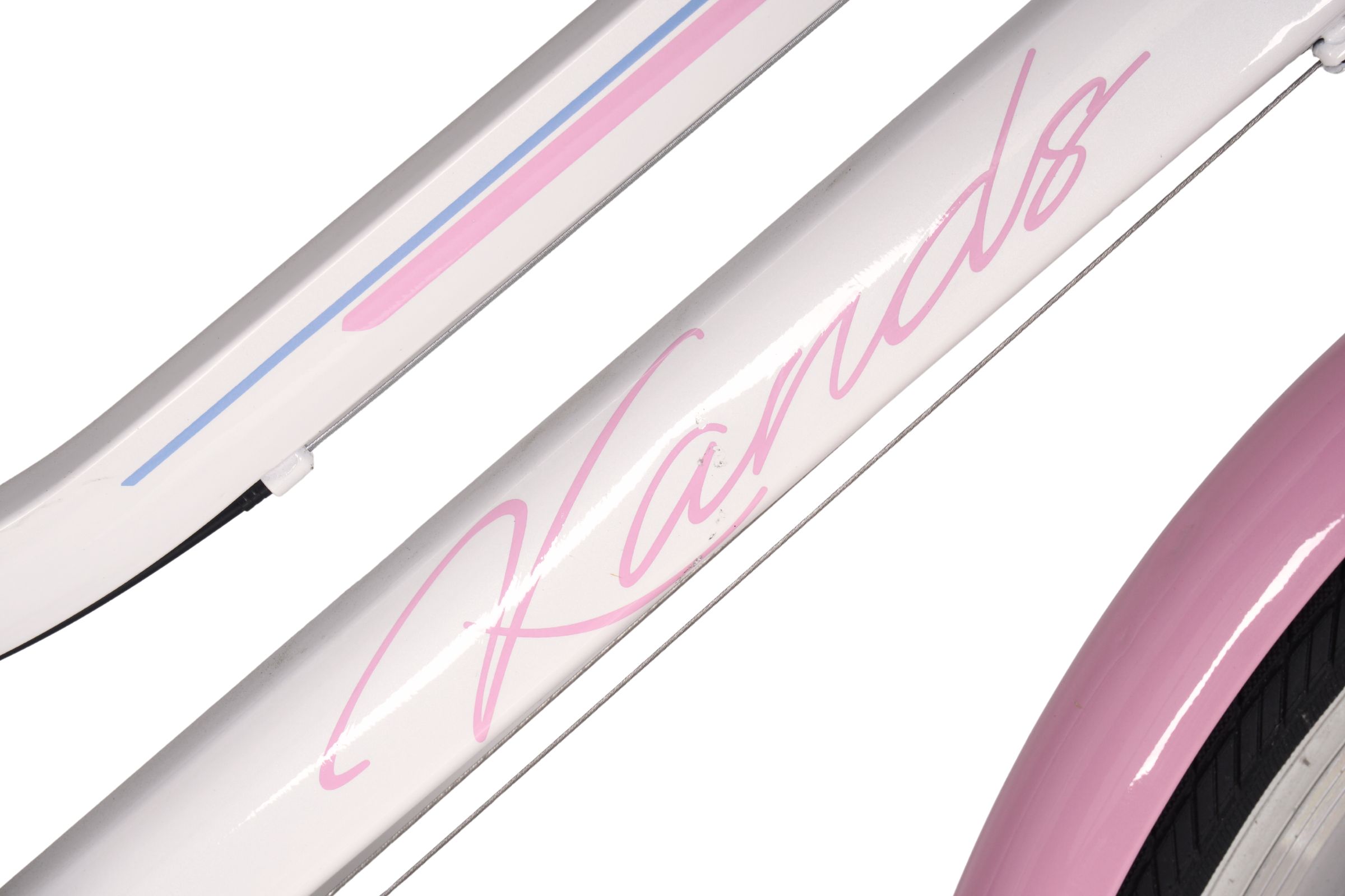 Kands VS-3, Čelična, 26", 150-175 cm, 18 brzina, Bijelo-ružičasti - Outlet - Slika 5