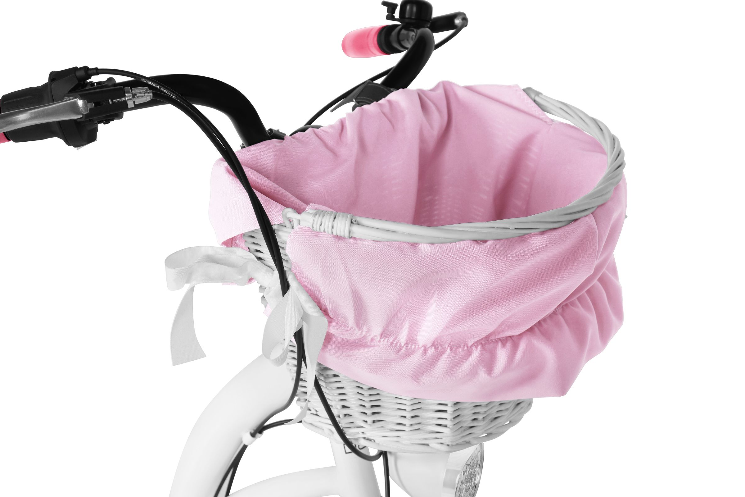 Dječji bicikl Davi Amelia 24", 130-165 cm, 7 brzina, Bijela/Ružičasta - Slika 3