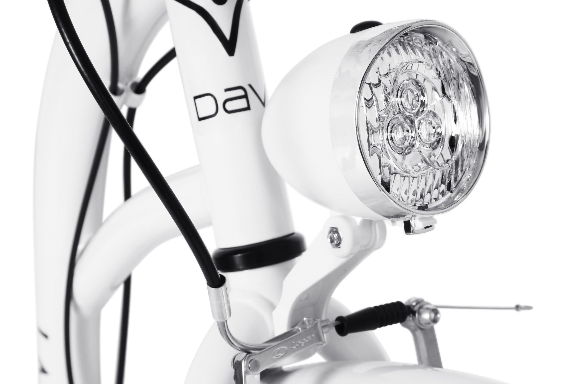 Ženski bicikl Davi Emma 28", 160-185 cm, 7 brzina, Bijela/Kremasta - Slika 5