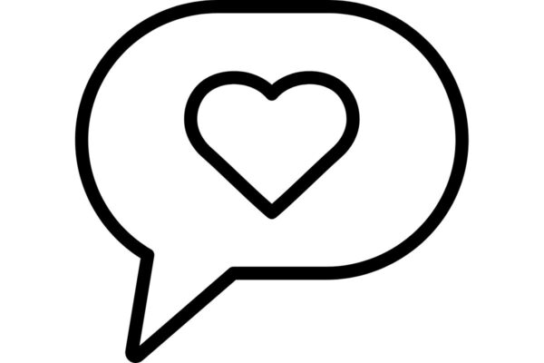 Ikona balončića s srcem