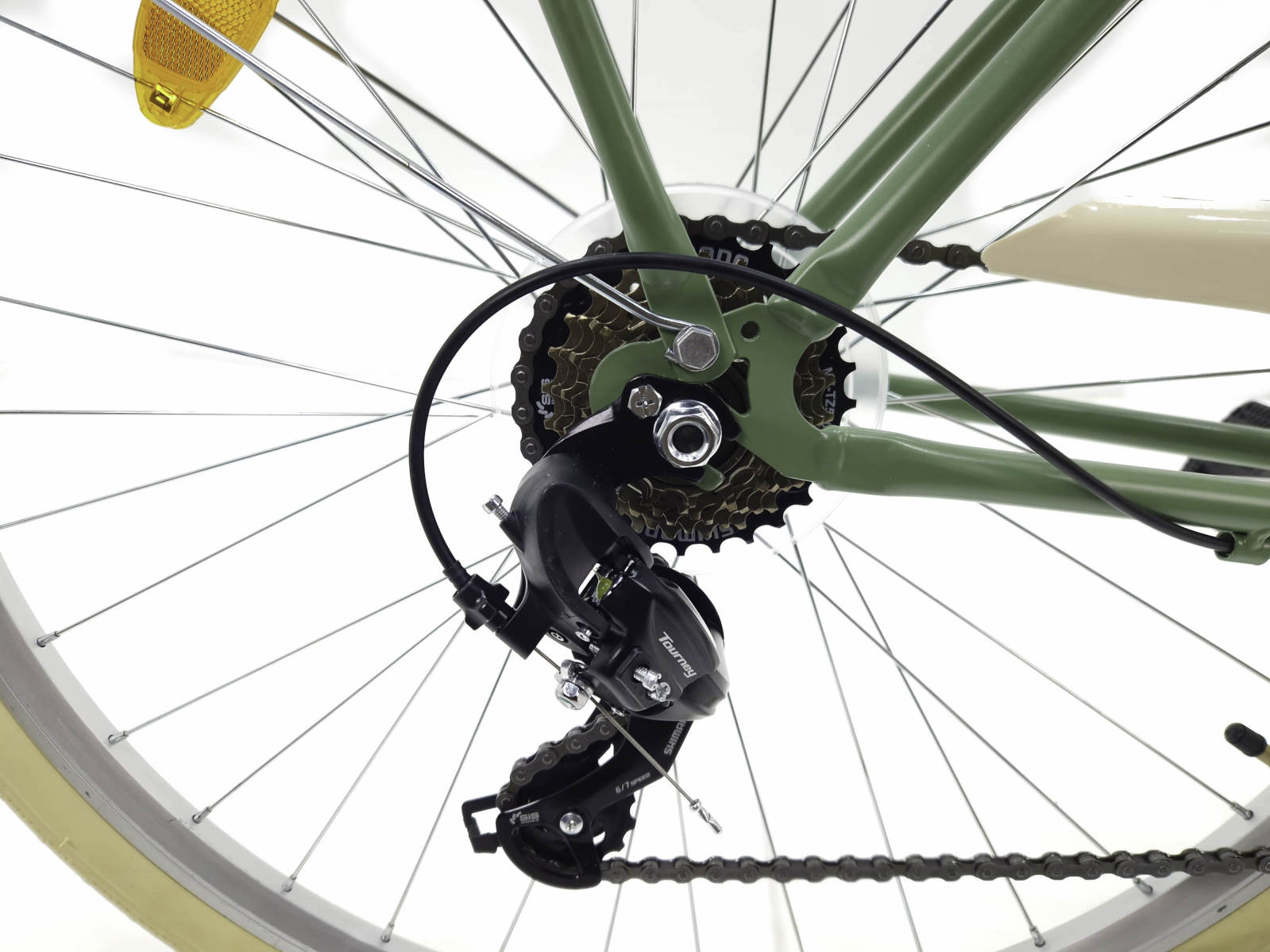 Ženski bicikl davi emma 28", 160 185 cm, 7 brzina, bijela/kremasta (copy)