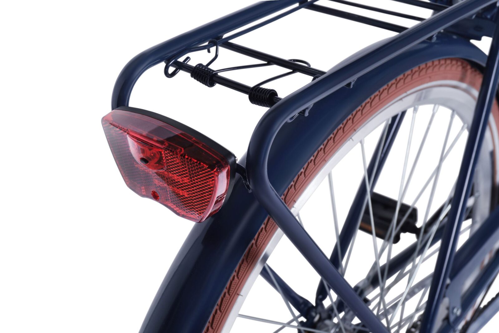 Ženski bicikl davi alma 28", 160 185 cm, 1 brzina, mornarsko plava/smeđa (copy)