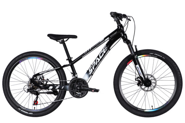 dječji bicikl mercury aluminij, 24", 130 160 cm, 21 brzina, crno