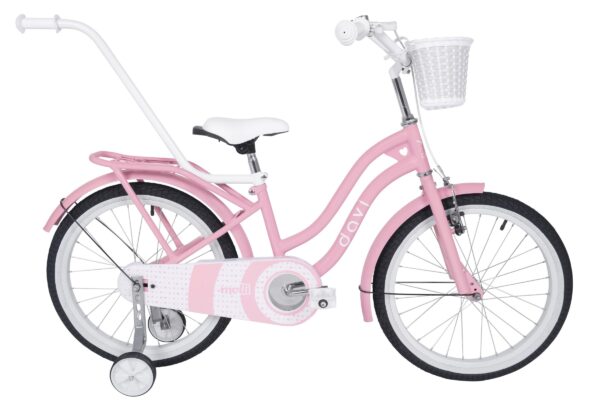 dječji bicikl davi molli 20", 110 130 cm, 1 brzina, ružičasta
