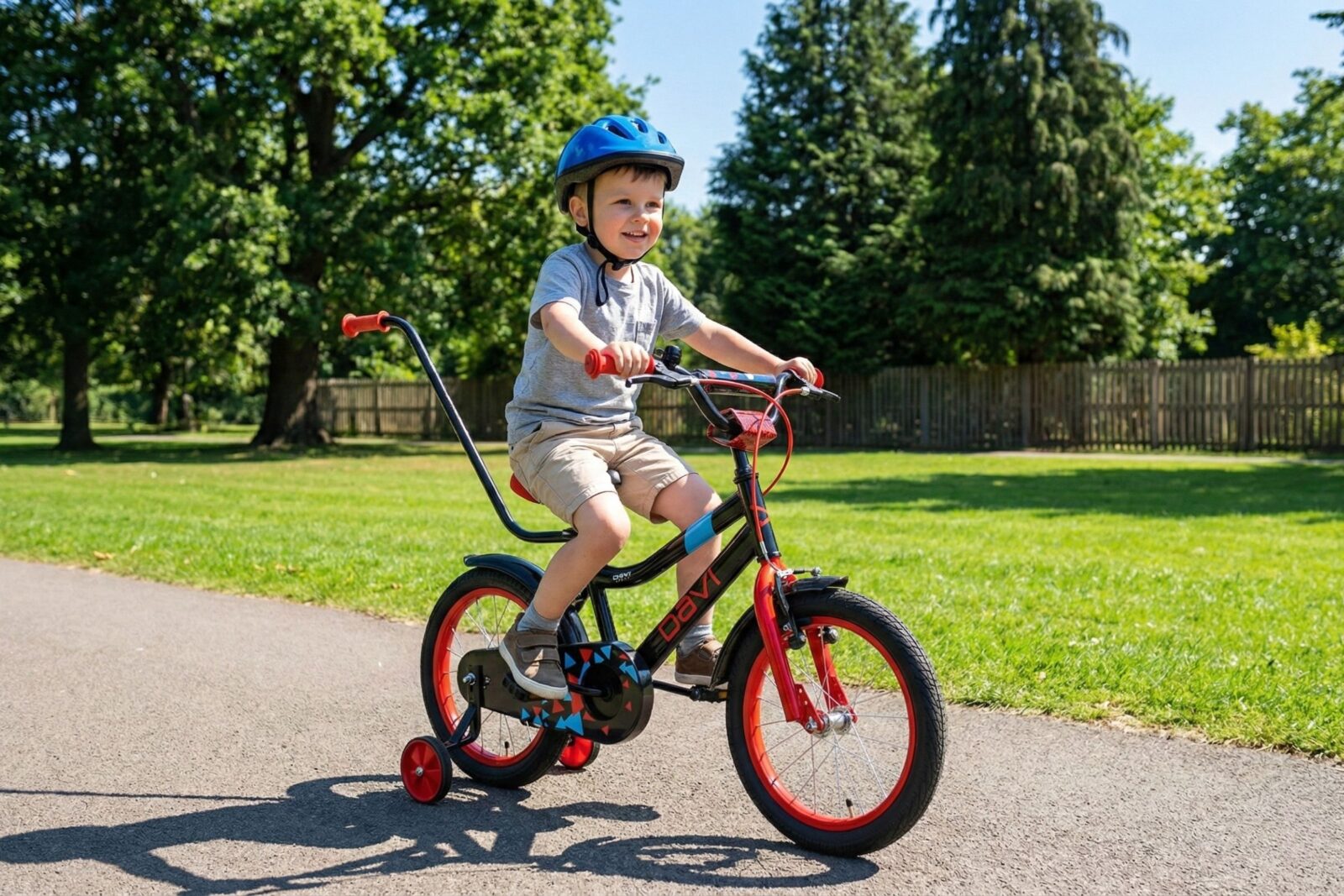 dječji bicikl davi zippy 16", 95 110 cm, 1 brzina, crno