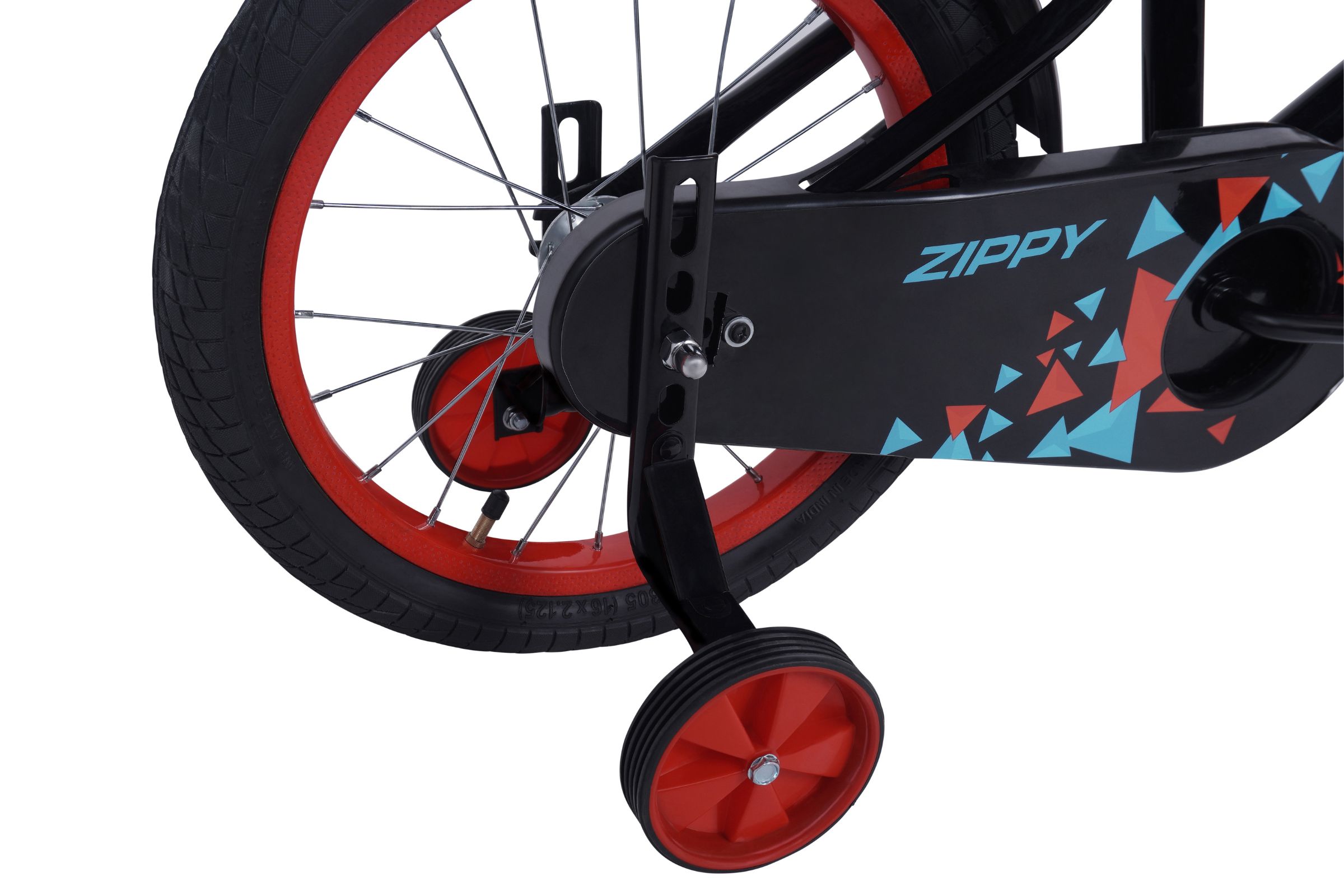 dječji bicikl davi zippy 16", 95 110 cm, 1 brzina, crno