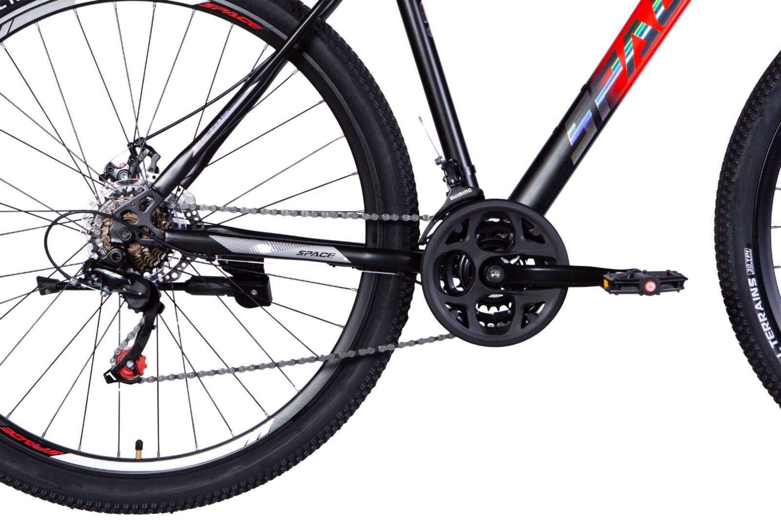 mtb bicikl mars 29", 170 195 cm, 21 brzina, crvena/crna