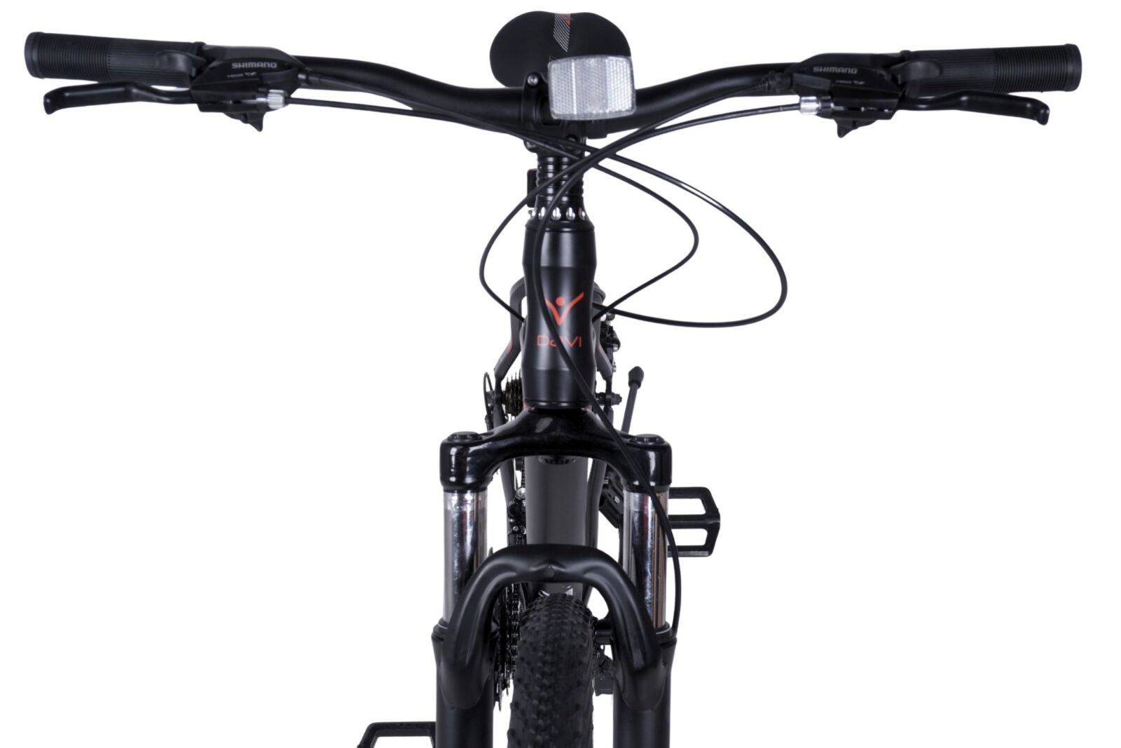 davi montaro aluminijski bicikl, 29", 170–195 cm, 21 brzina, crna/crvena