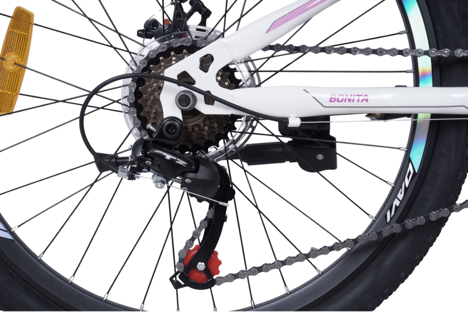 dječji bicikl davi terrano 24", 130 160 cm, 21 brzina, crna/crvena (copy)