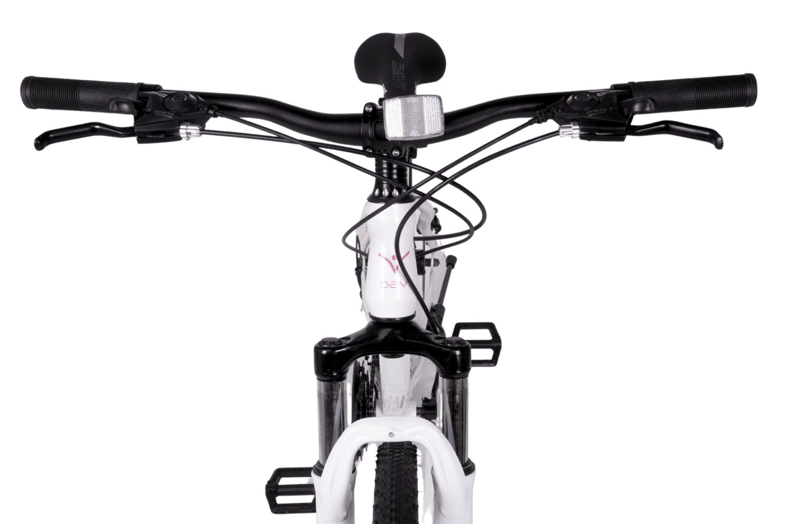 davi bonita mtb bicikl, 27,5", 160 185 cm, 21 brzina, bijela/ružičasta